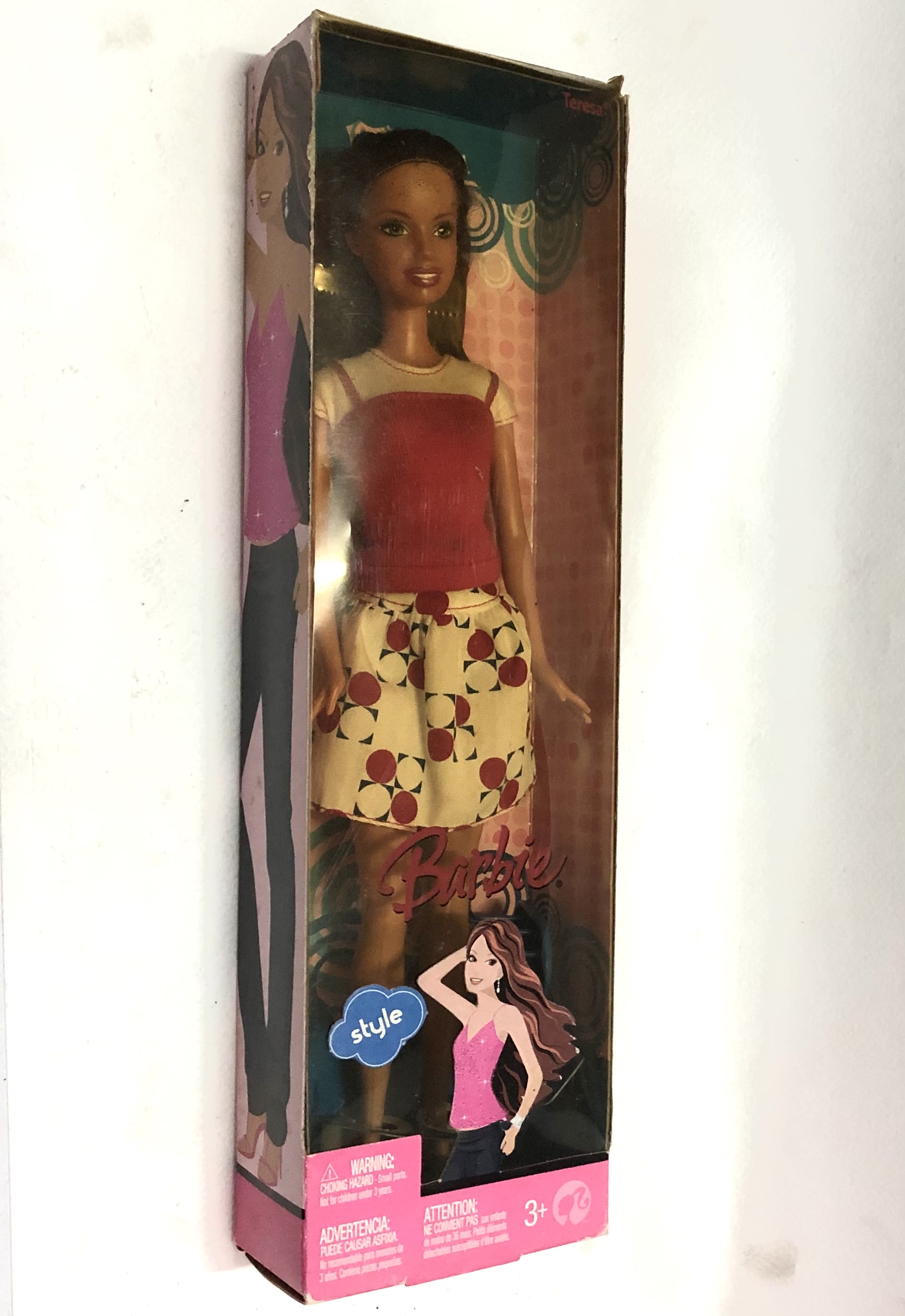 มือ2 สภาพเก่ามาก ในกล่อง ตุ๊กตาบาร์บี้ รุ่น Barbie Style