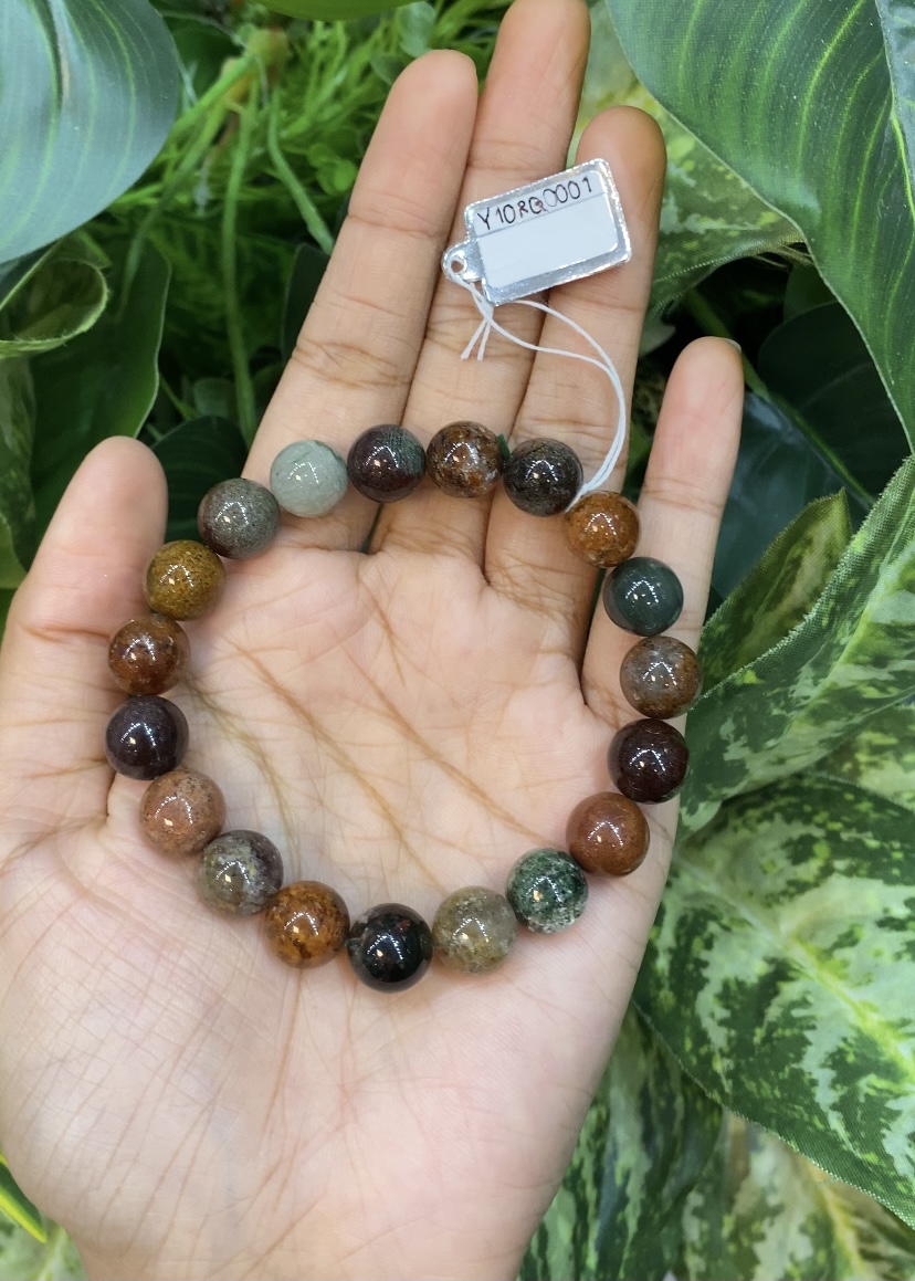 กำไลพลอยแท้ โป่งข่าม Phantom Quartz Bracelet