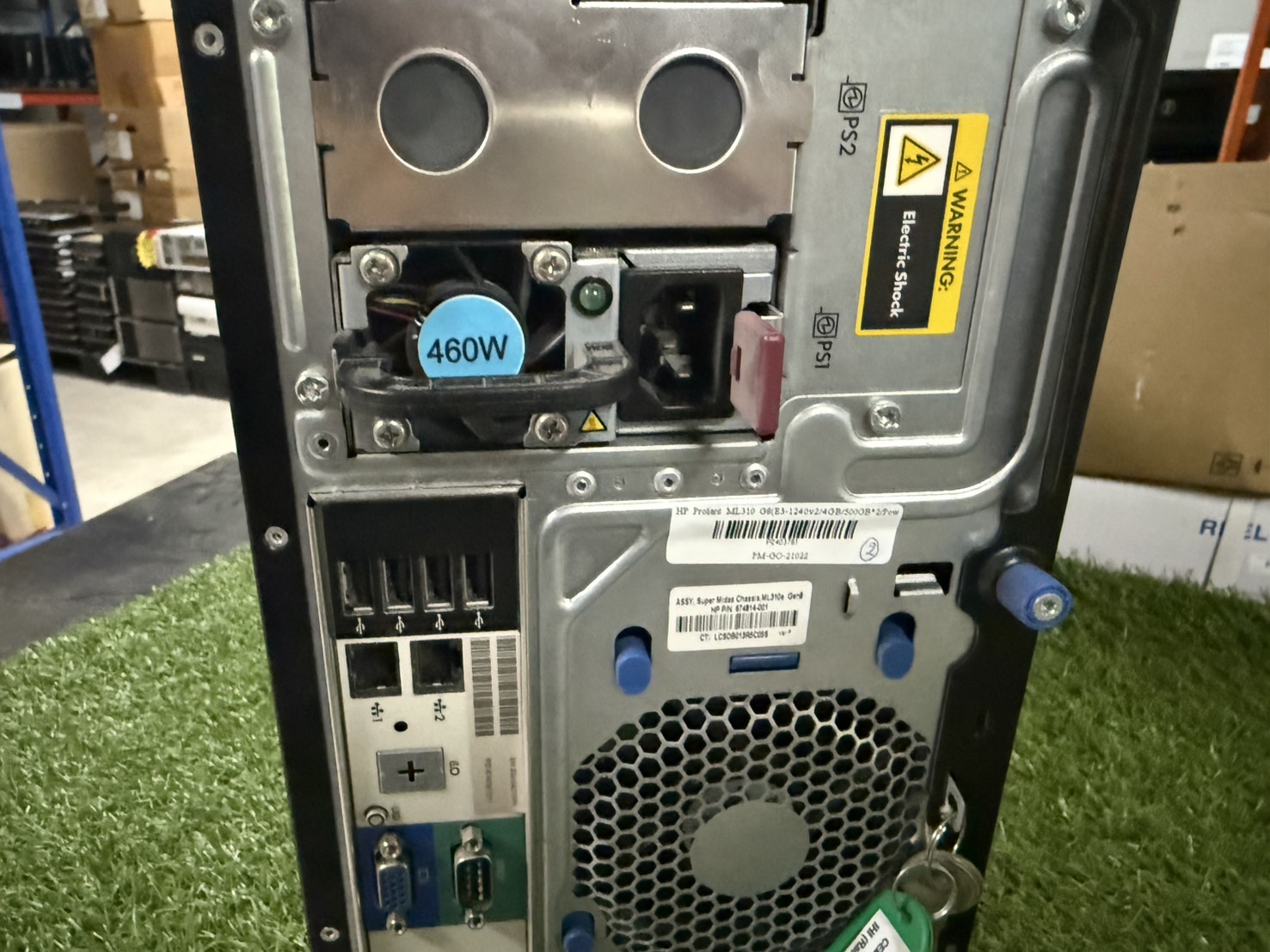 HP Proliant ML310 G8(E3-1240v2/4GB/500GB*2/Power 460w)+Raid B120i