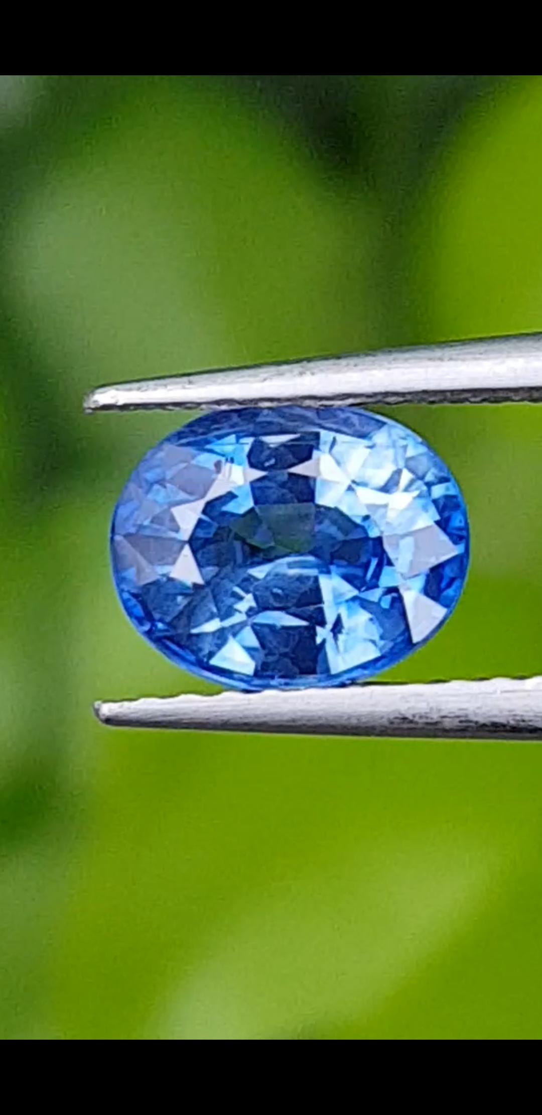 พลอย ไพลิน blue sapphire ซีลอน Ceylon 1.55 กะรัต (Cts.) VVS เผาเก่า พลอยแท้ อัญมณีมงคลประจําวันเกิด เครื่องประดับพลอยอออออ