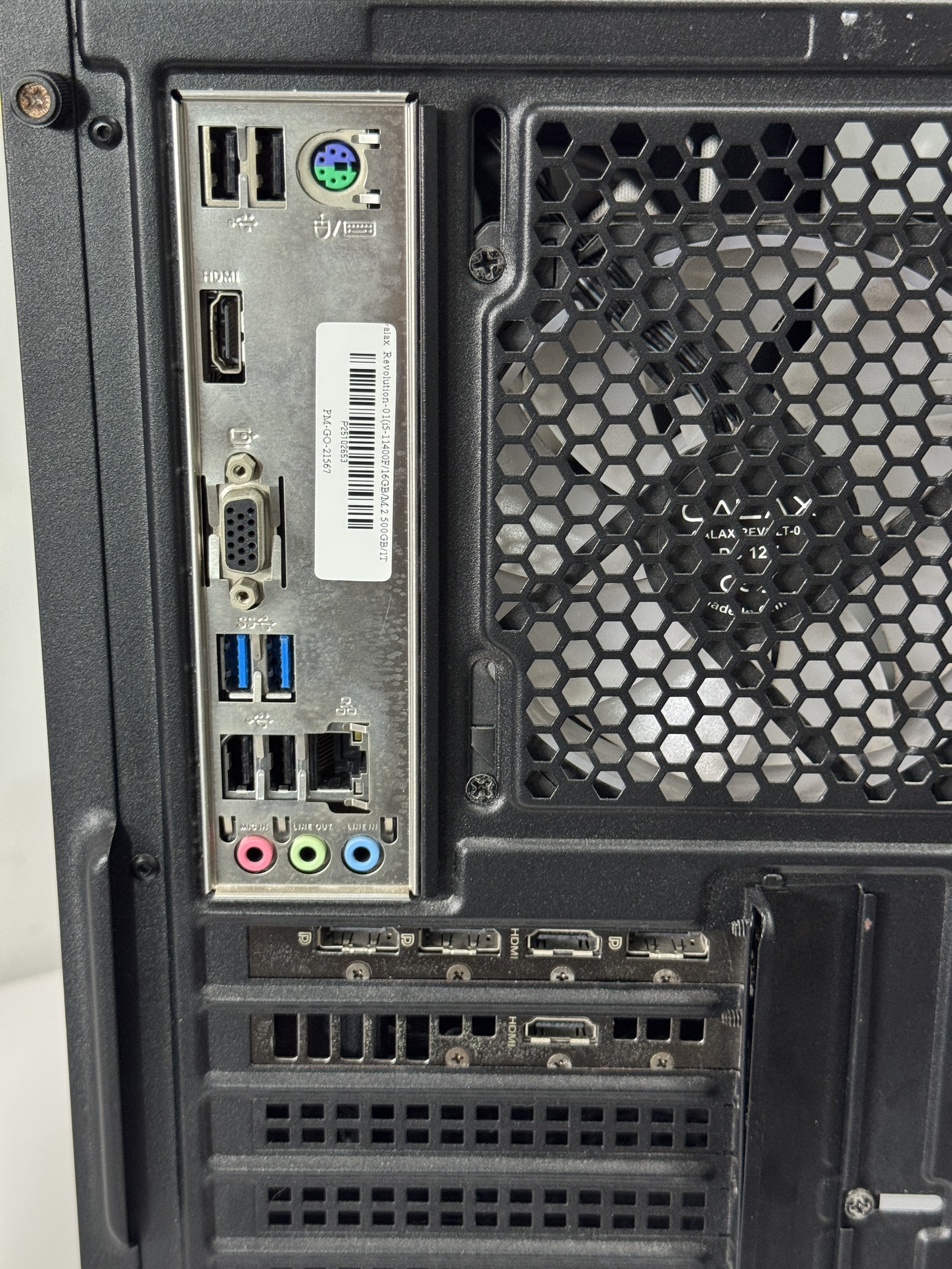 PCประกอบ Galax Revolution-01(i5-11400F/16GB/M.2 500GB/1TB/RTX 3060Ti 8GB)