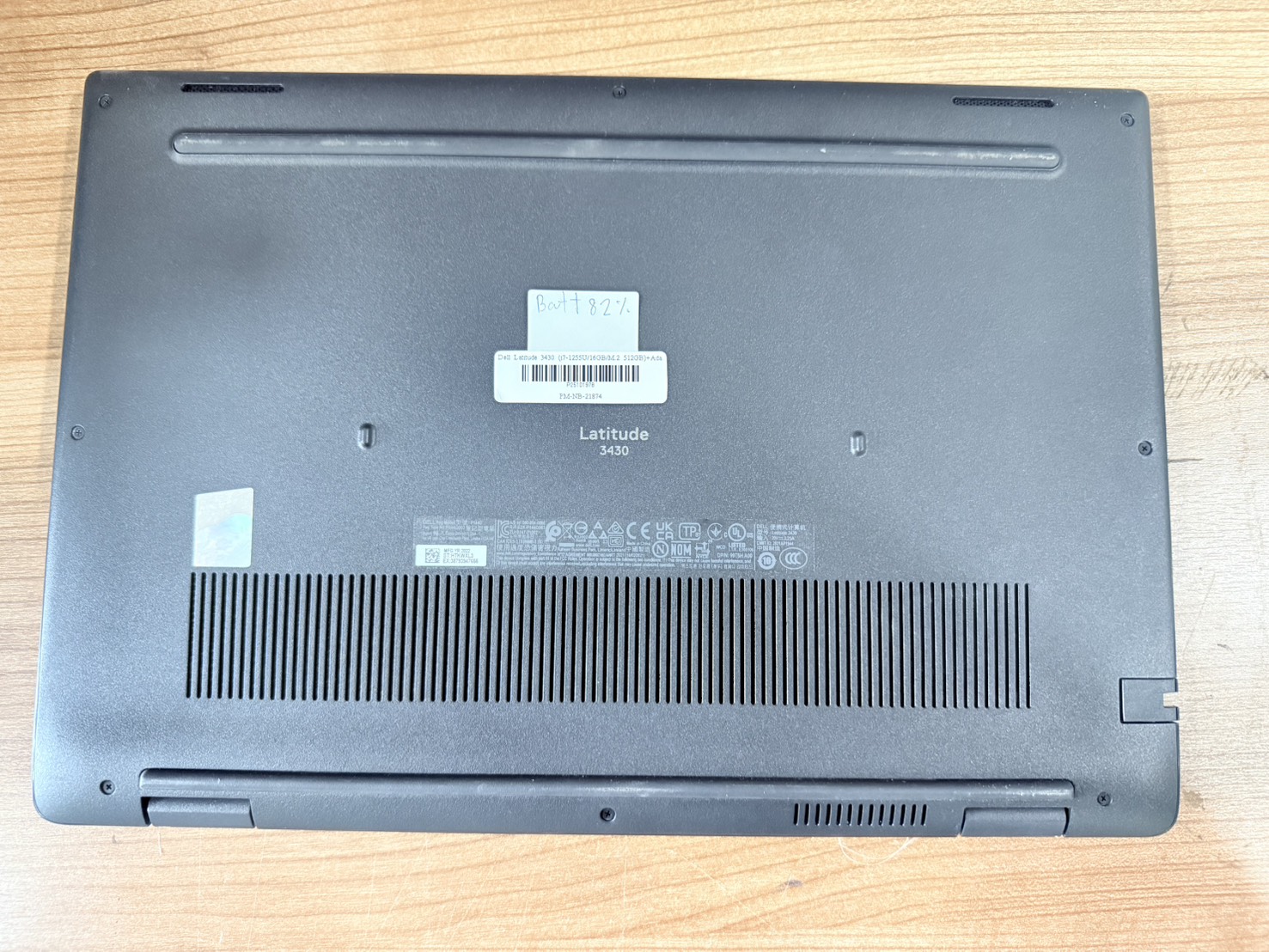 Notebook Dell Latitude 3430 (i7-1255U/16GB/M.2 512GB)+Adapter+กระเป๋า แบต 82%