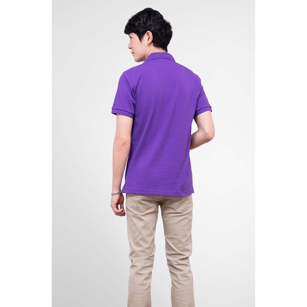No Problem Noproblem ยอดขาย No.1 รับประกัน ไม่ย้วย ไม่ยืด ผ้านุ่ม เสื้อโปโล ชาย สีม่วงอาเมทิส