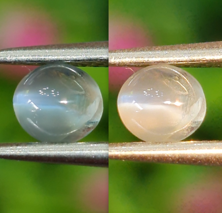 พลอย ตาแมว อเล็กซานไดร์ Cat eye Alexandrite 0.47 กะรัต (Cts.) พร้อมใบเซอร์ พลอยแท้ อัญมณีมงคลประจําวันเกิด เครื่องประดับพลอย