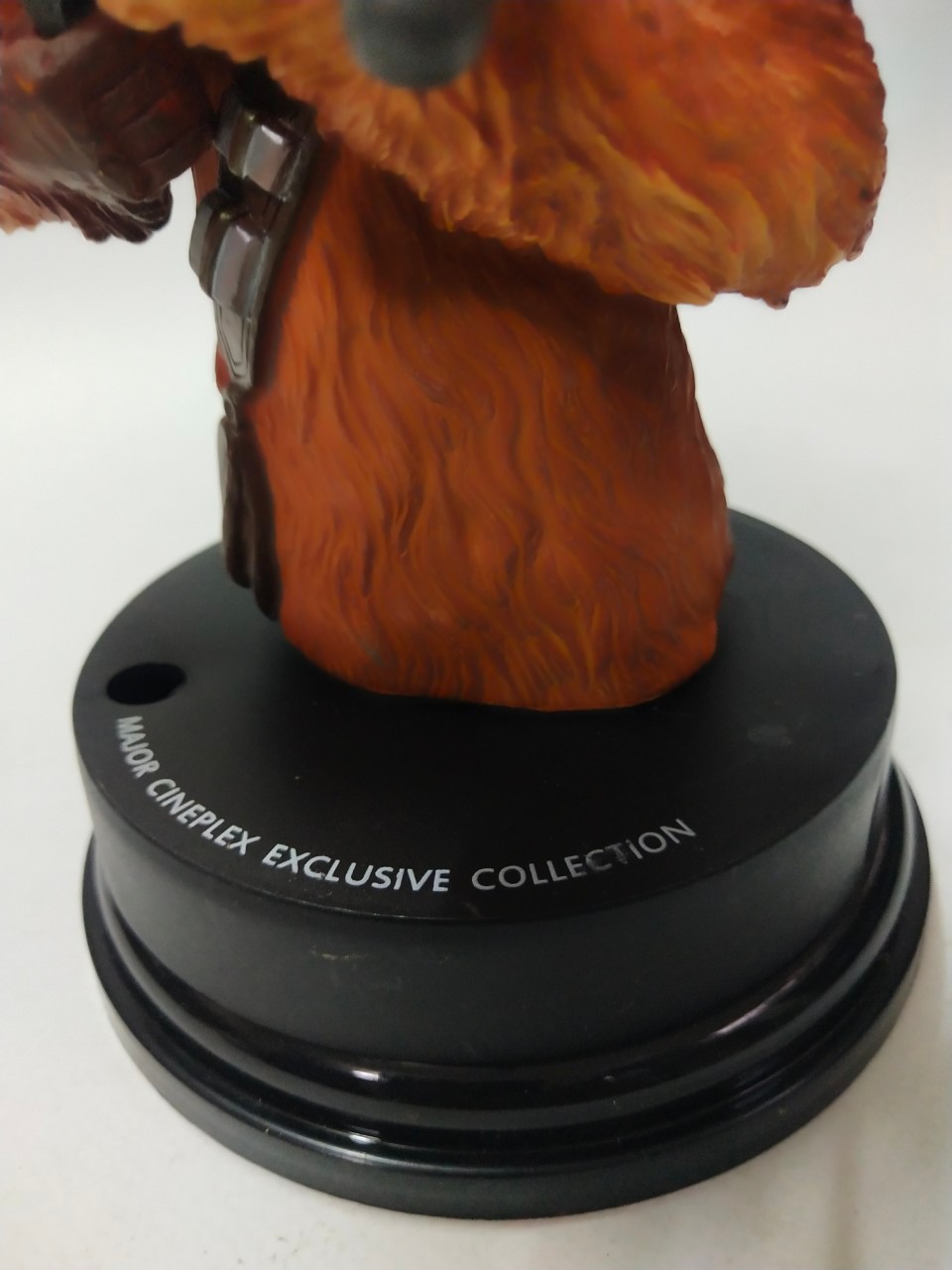 ท๊อปเปอร์แก้วน้ำ EGV ชิวแบคก้า จาก STAR WARS EP.7 THE FORCE AWAKEN ขนาดตามภาพ เก่าเก็บหลุดจากฐานแต่ประกอบได้ มือสองตามสภาพ