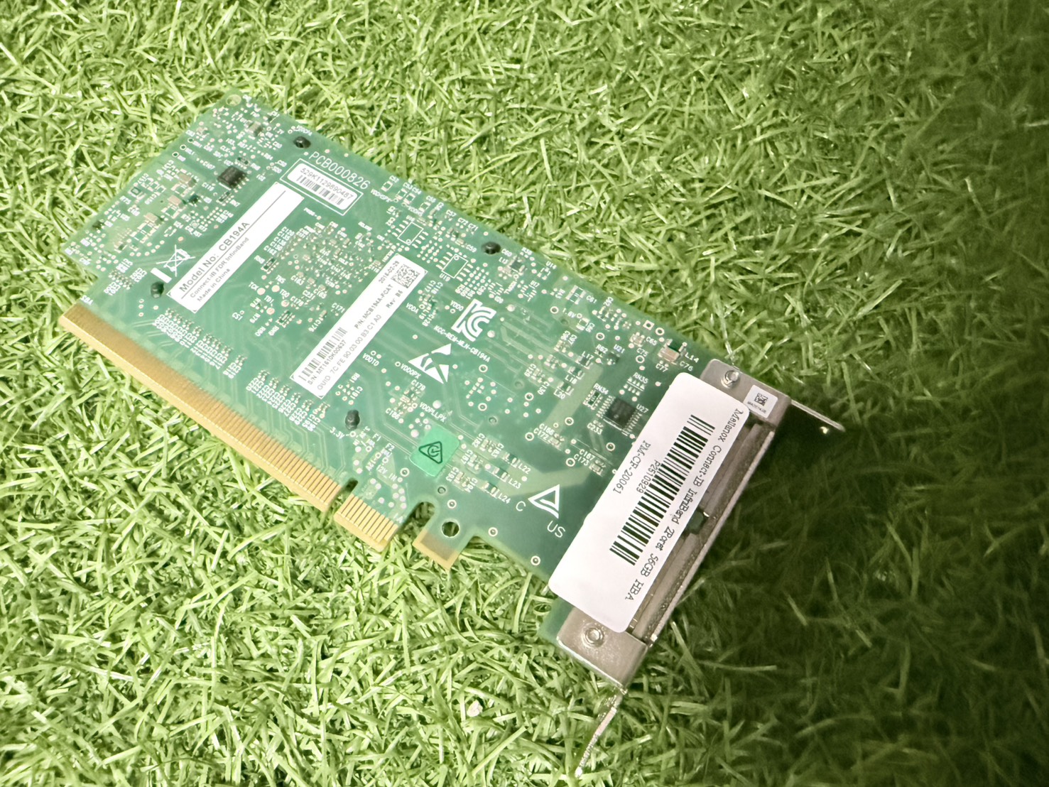 สำหรับ Server CB194A- Connect-IB FDR Infiniband 56Gb/s 2Port Adapter CB194A มี 4 ใบ