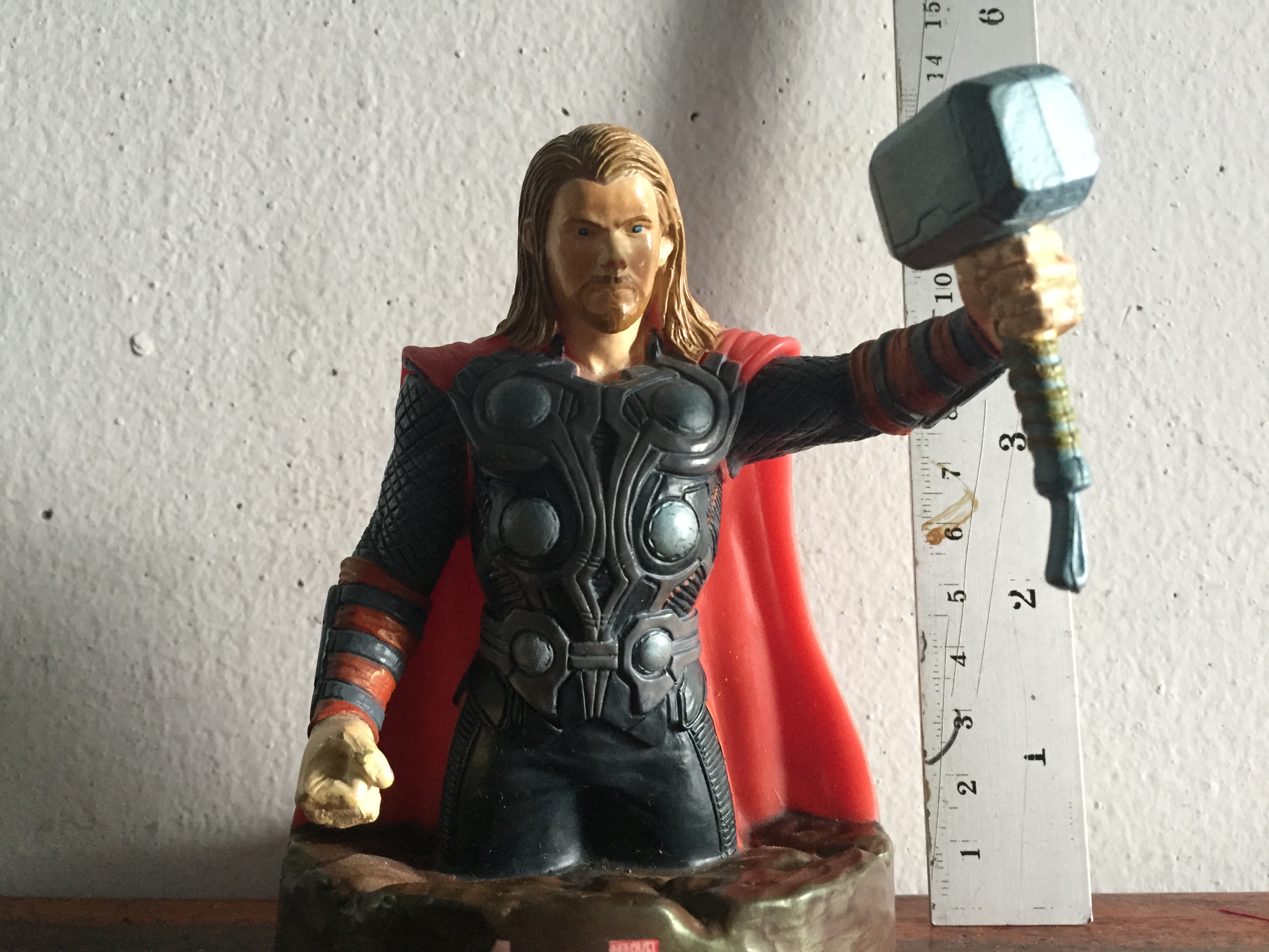ฝาท็อปเปอร์ เทพสายฟ้า ธอว์ ภาค อเวนเจอร์ Thor, The Anenger, glass topper fromMovie, สภาพสะสม เก่าเก็บ