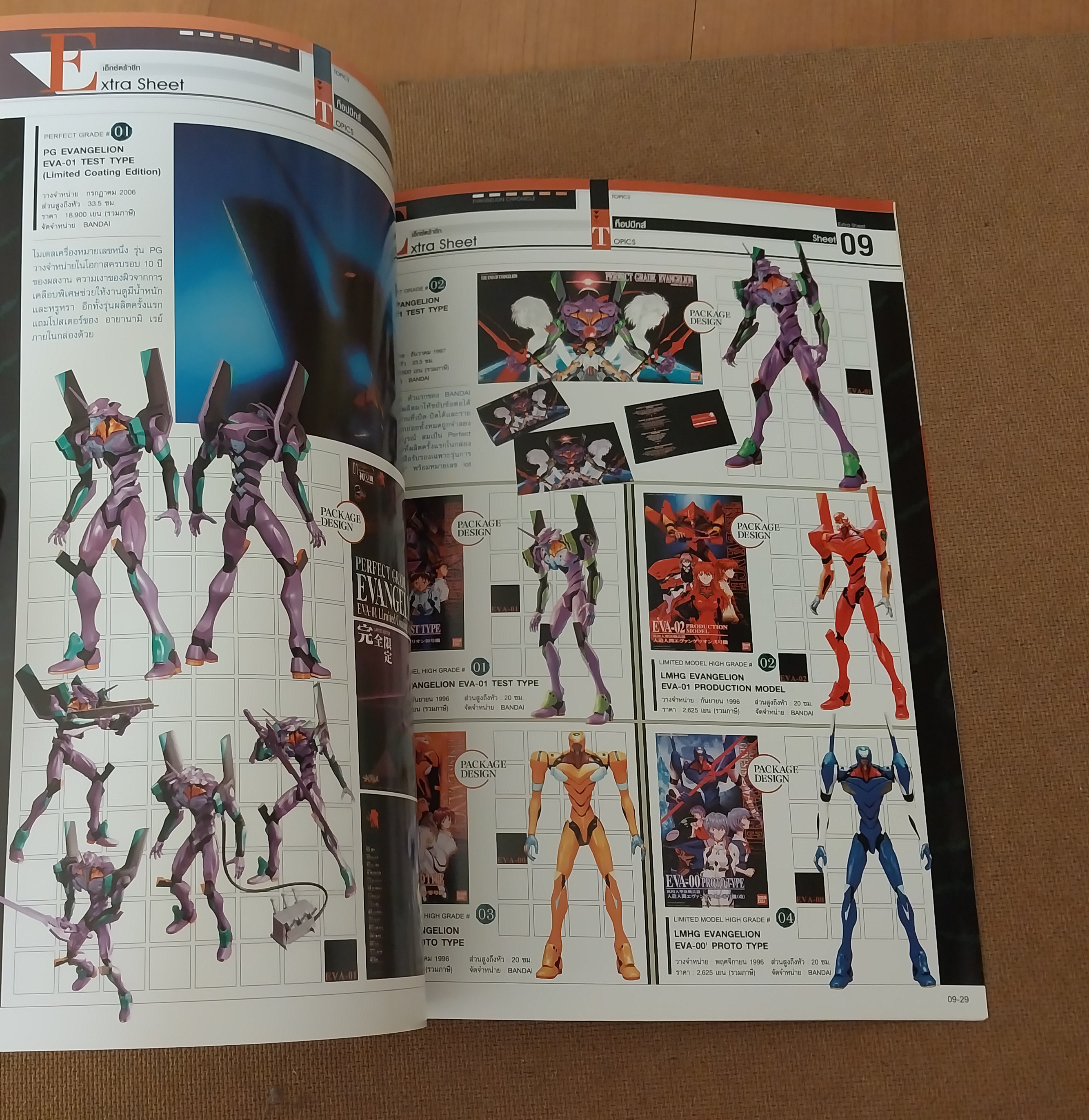 มีหลายภาพ, *แกะเพื่อถ่ายรูป,สารานุกรม สำหรับแฟนพันธุ์แท้อีวานเกเลี่ยน พิมพ์ 4 สีสวยงาม ตลอดทั้งเล่ม ฉบับที่ 9, Evangelion chronicle