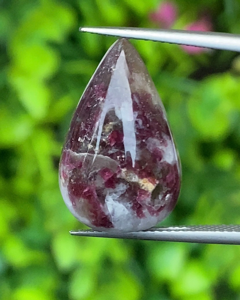พลอย ทัวร์มารีน (Tourmaline) 11.60 กะรัต (Cts.) อัญมณีมงคลประจําวันเกิด เครื่องประดับพลอย