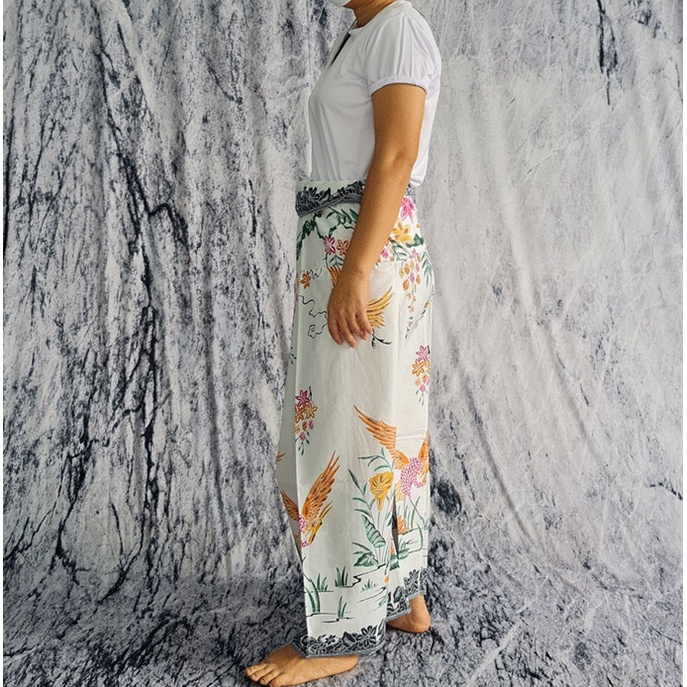 STAMPCOTTON กางเกงขายาว ผ้าปาเต๊ะ กางเกงเล กางเกงใส่สบาย