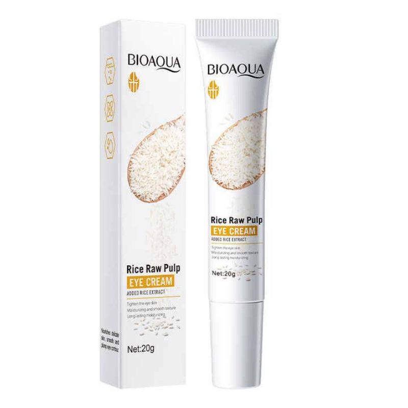 1 PV. BIOAOUA ครีมบำรุงรอบดวงตาให้ความชุ่มชื่นแก่ผิวรอบดวงตาเพื่อเพิ่มความขรุขระของริ้วรอยรอบดวงตา20กรัม