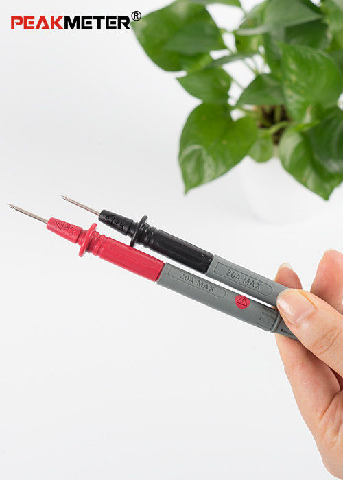 สายมัลติมิเตอร์ Multimeter Test Probes Gold Plate Wire Pen Cable Red + Black