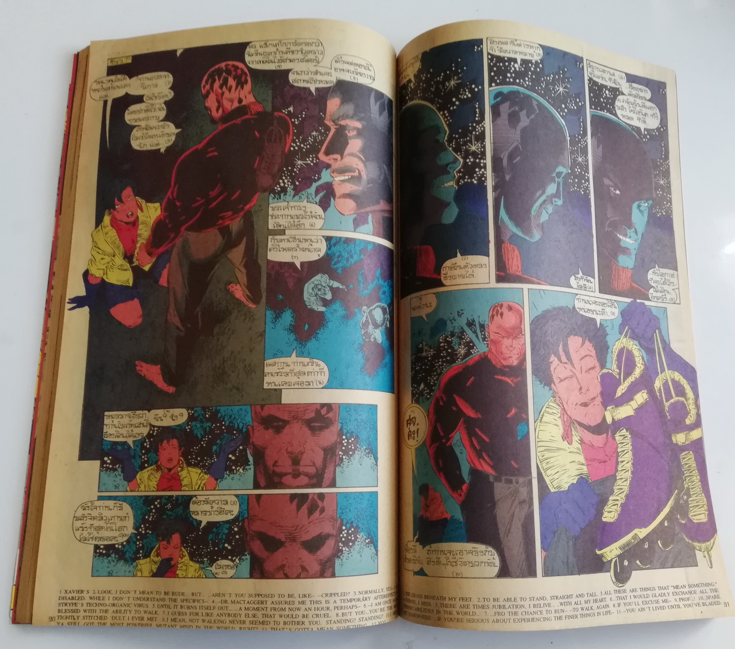 นิตยสารแนวการ์ตูนเก่า Marvel comics, เอ็กซ์-เมน แมกกาซัน X-Men Magazine ฉบับที่7**หน้าสุดท้ายติดปก ตามภาพ พร้อมรูป Gallery X Factor -X-Men พบ พูตคร่าวิญญาณ -Uncanny X-Men -X-Force สลายทีม -X-Factor -จิตหลอน วูฟเวอรีน Wolverine