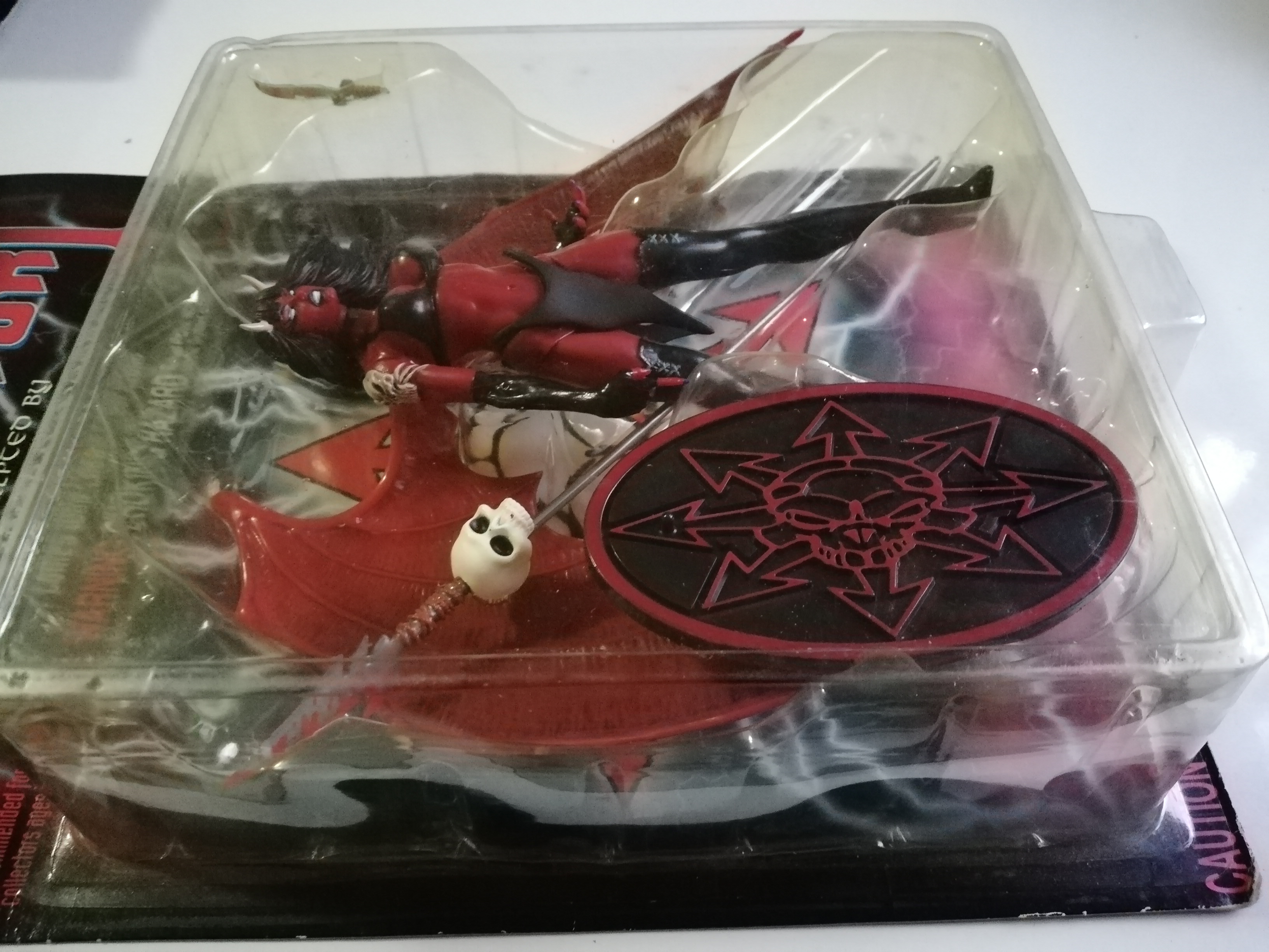 ของสะสมงานเก่าMoor Action Collection ,Chaos comics ฟิกเกอร์ แวมไพร์สาว Purgatori ออริจินอลดีไซน์จาก Brian Purido พร้อมฐาน ขนาดประมาณ 20 ซม.