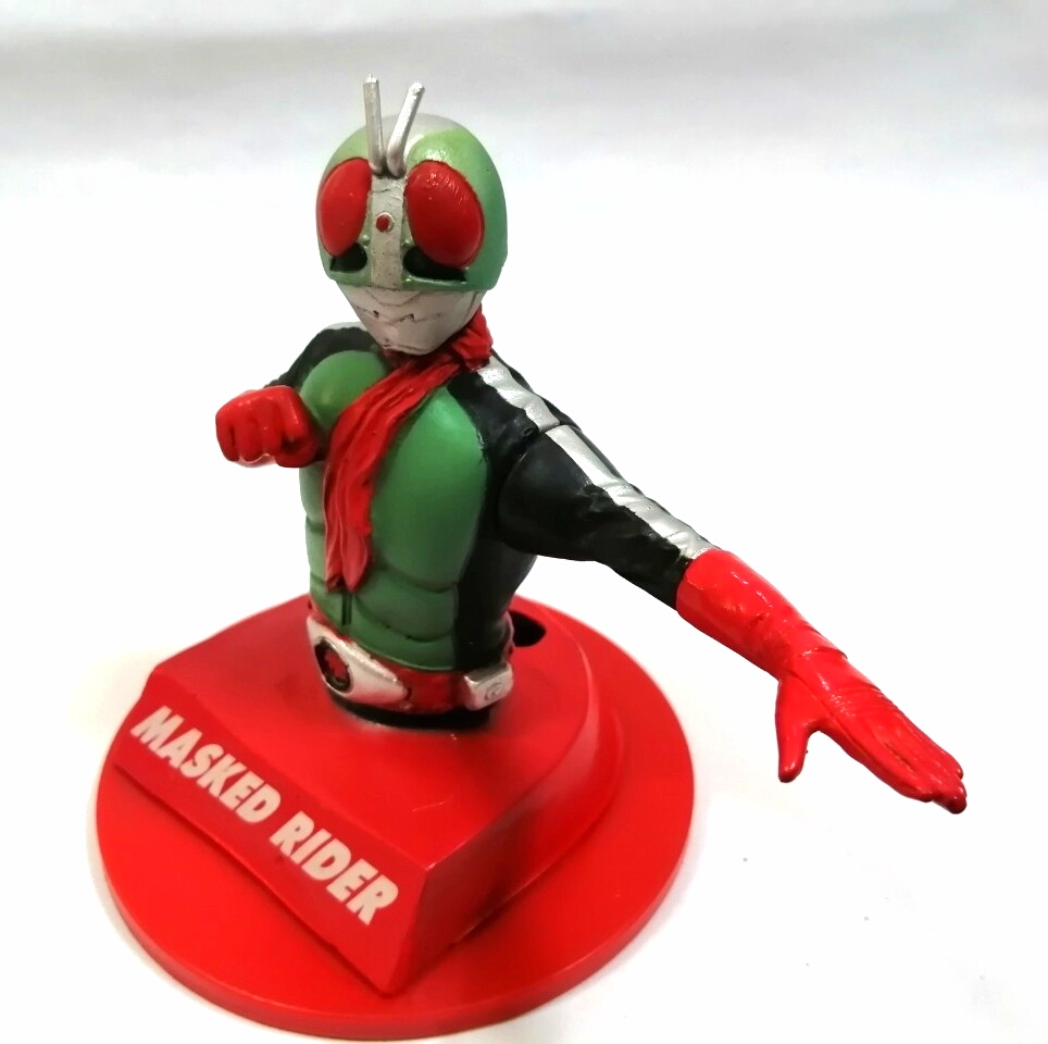 ของสะสม ท็อปเปอร์ฝาแก้วน้ำโรงหนัง ไอ้มดแดงหมายเลข2 ไรเดอร์2 V2, Masked Rider2 **ซ่อมสีและเขา