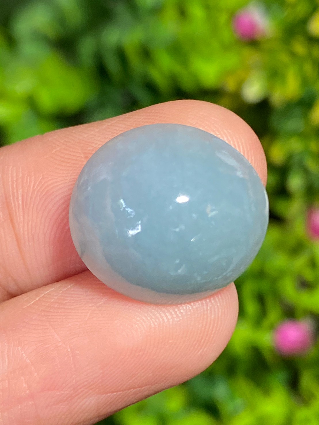 หยกพม่าเจียรนัย (Burmese jade ) 17.65 กะรัต หยกพม่า (jadeite)