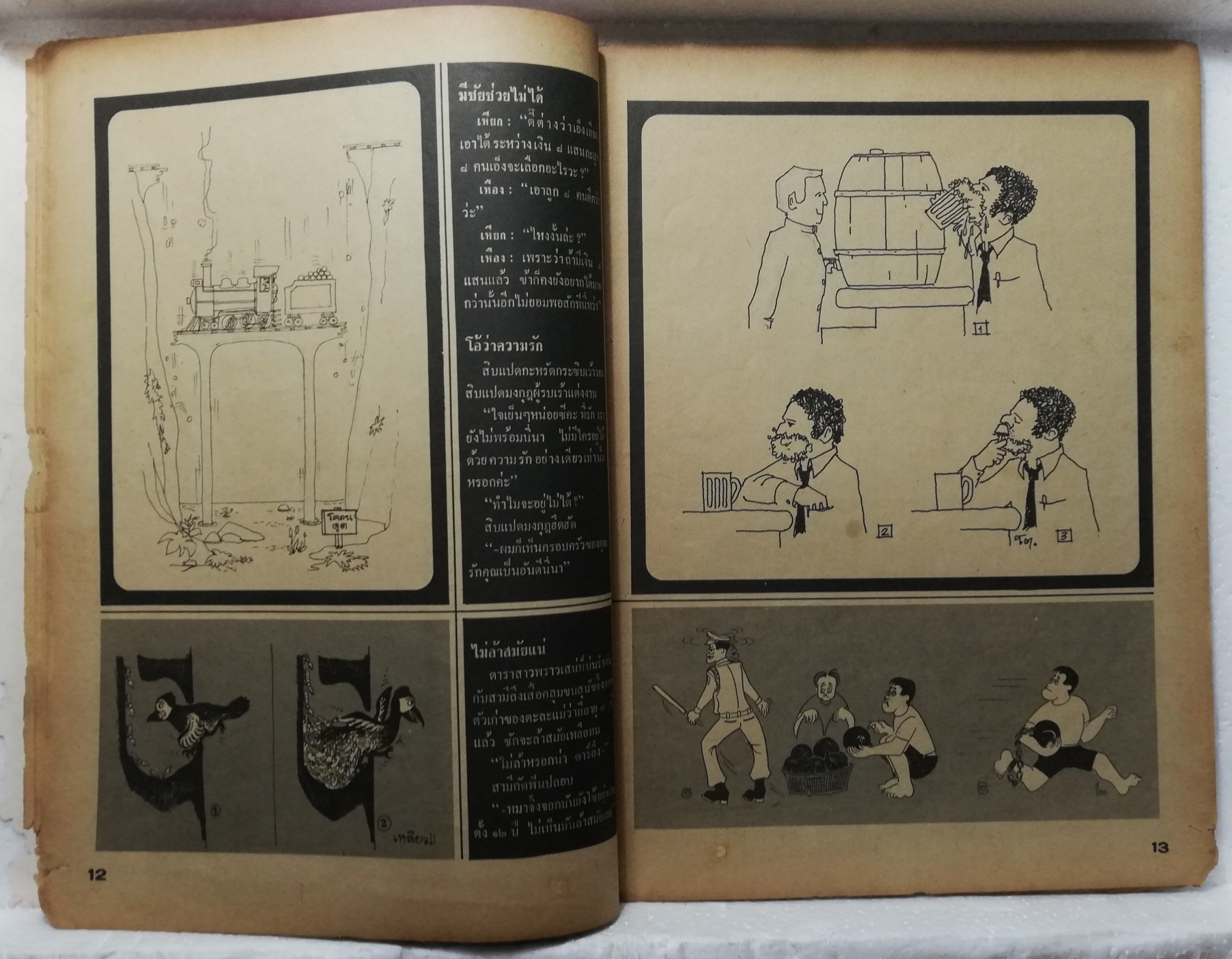 หนังสือเก่า **มีตำหนิตามภาพ สันปกด้านบนหลุด, #ต่วยตูนพิเศษ15ส.ค. - 15 ก.ย. 2519