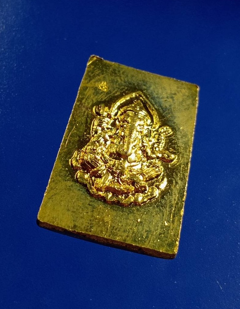 A7476 เหรียญสมเด็จคะแนน หลังพระพิฆเนศ วัดน้อยเจริญธรรม จ.สิงห์บุรี ปี2556