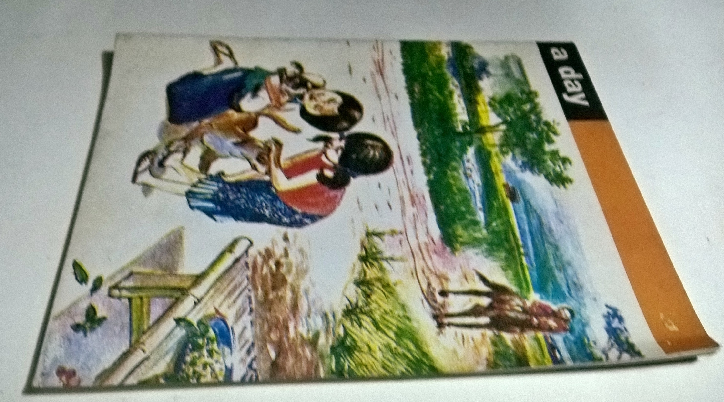 สมุดโน๊ตกระดาษ Double A ปก A Day ฉบับ มานะ มานี ชูใจ มีตำหนิเล็กน้อยมุมบนขวา