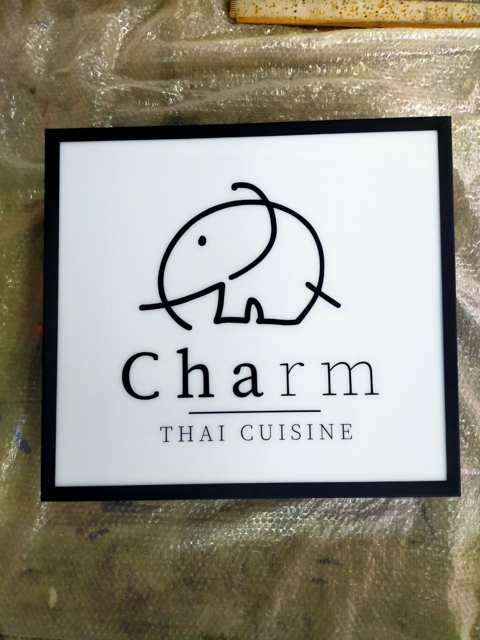 งานป้ายกล่องไฟ