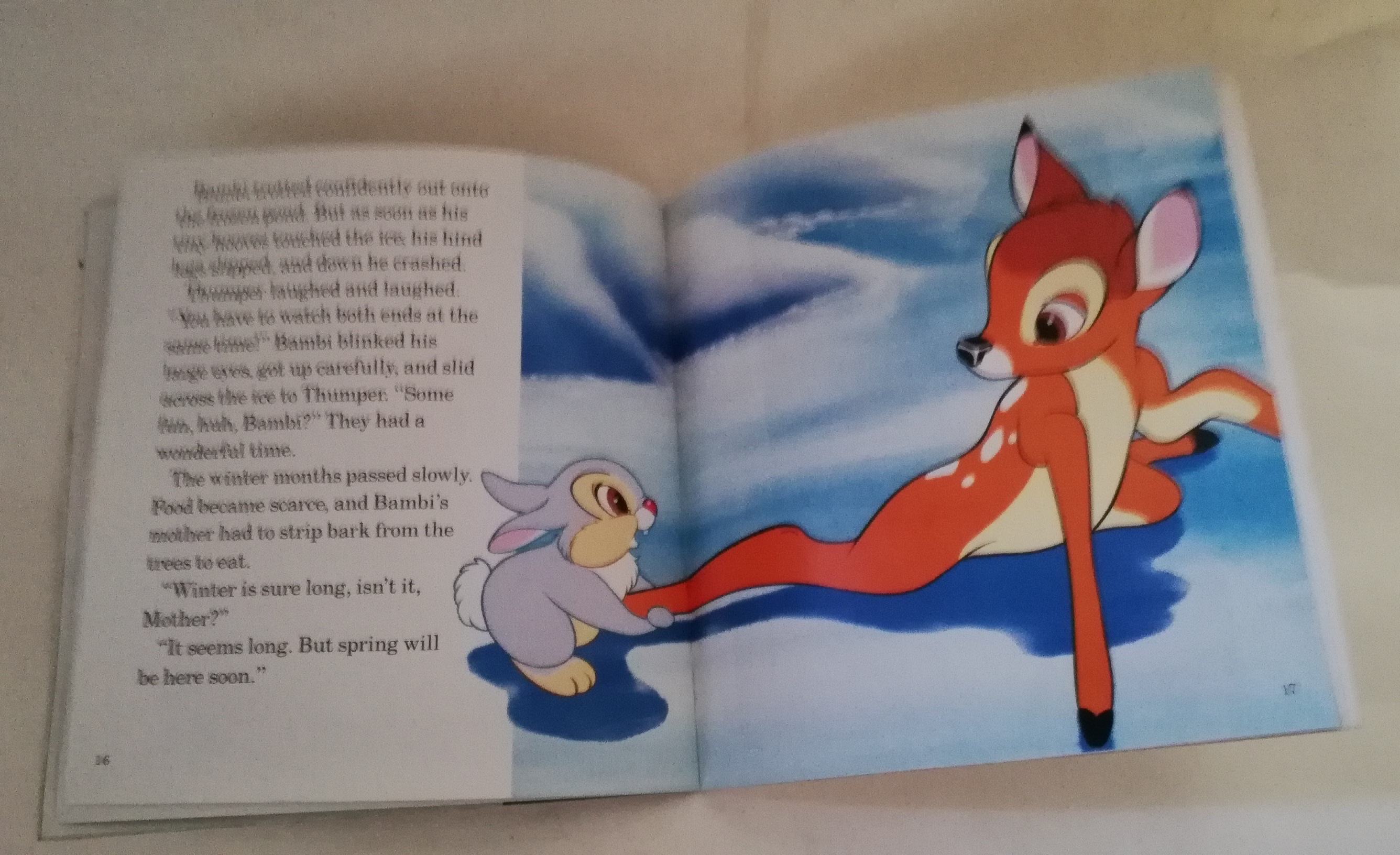 หนังสือนิทานภาษาอังกฤษจาก Disney แบมบี้ Bambi เล่มเล็ก ขนาด ประมาณ 7*7นิ้ว (เฉพาะหนังสือ ไม่มีเทปคลาสเซ็ท)