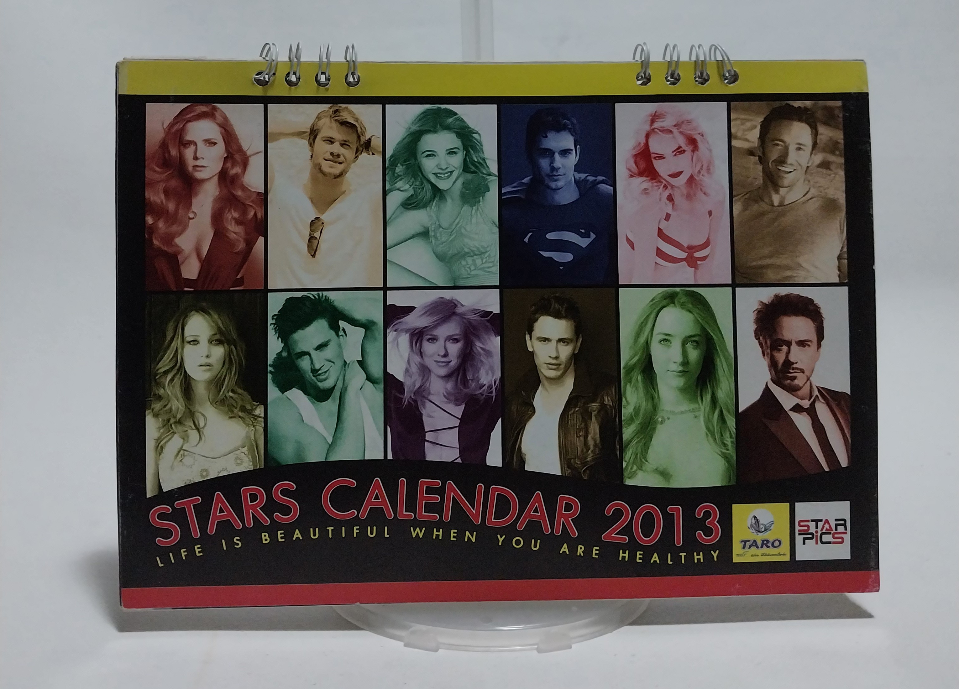 มีหลายภาพ ปฏิทินภาพดารา จาก Avenger และภาพยนต์ฮีโร่ Star Calendar2013