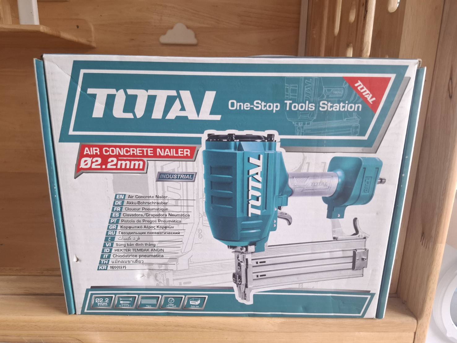 Total รุ่นTAT-8641 แม๊กลม แม็คลม ปืนลม ชนิดขาเดี่ยว