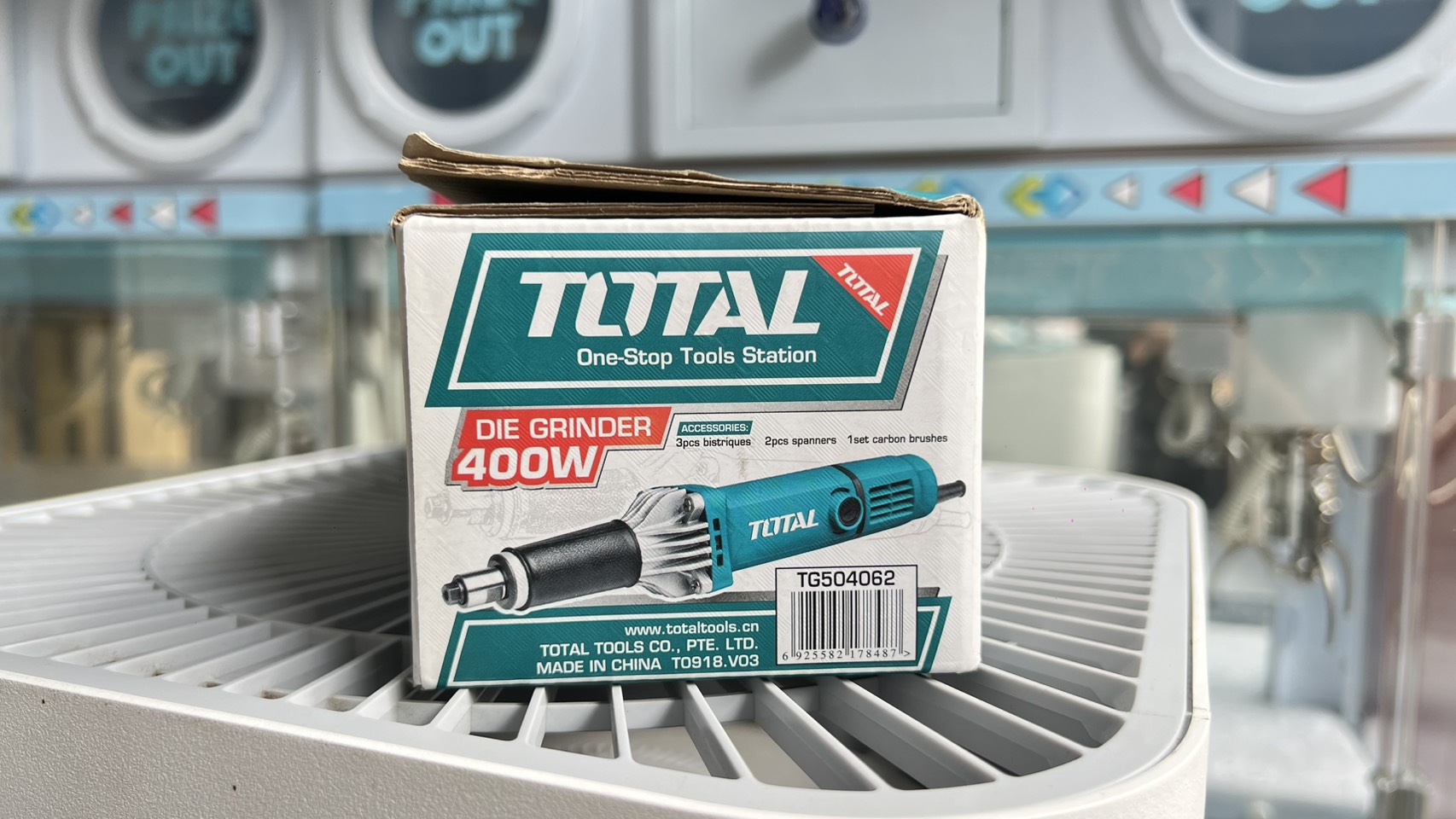 Total เครื่องเจียรแม่พิมพ์ คอยาว 1/4 นิ้ว รุ่น TG504062