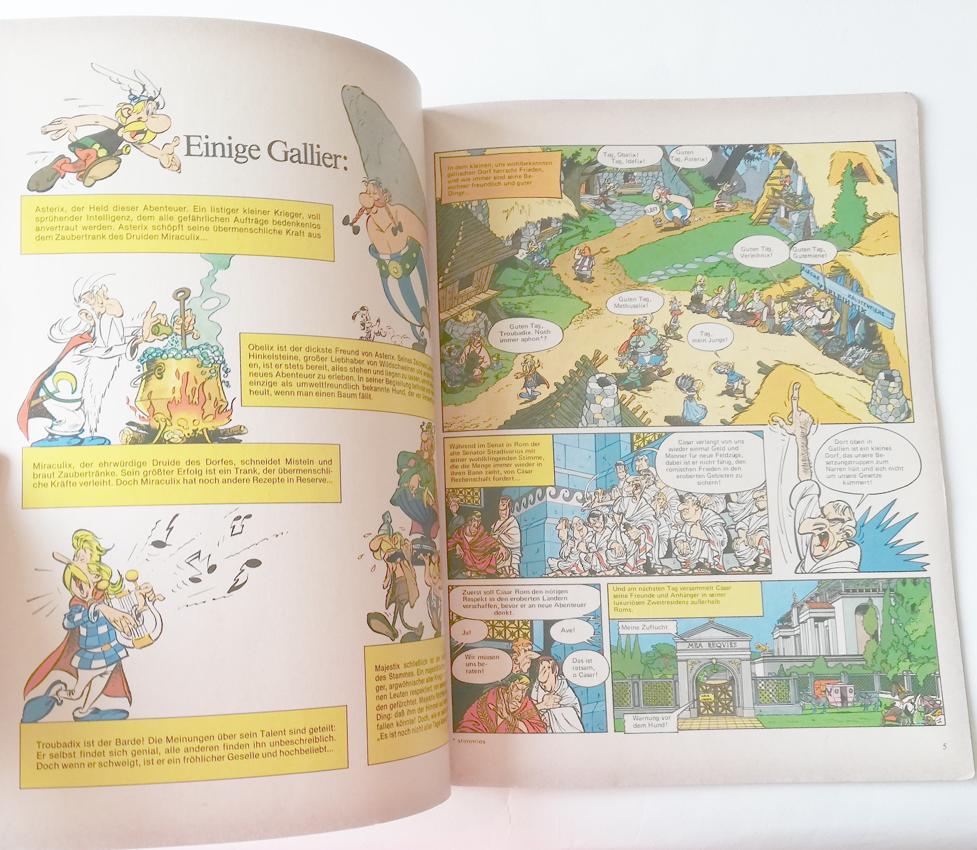 หนังสือการ์ตูนภาษาเยอรมัน Dargaud prasentiert: GROSSER ASTERIX-BAND XV Asterix DM 7,20 S 52, - Streitum ZEICHNUNGEN: UDERZO TE FA Jelta DELTA VERLAG GMBH STUTTGART EHAPA VERLAG GMBH STUTTGART WERTREE