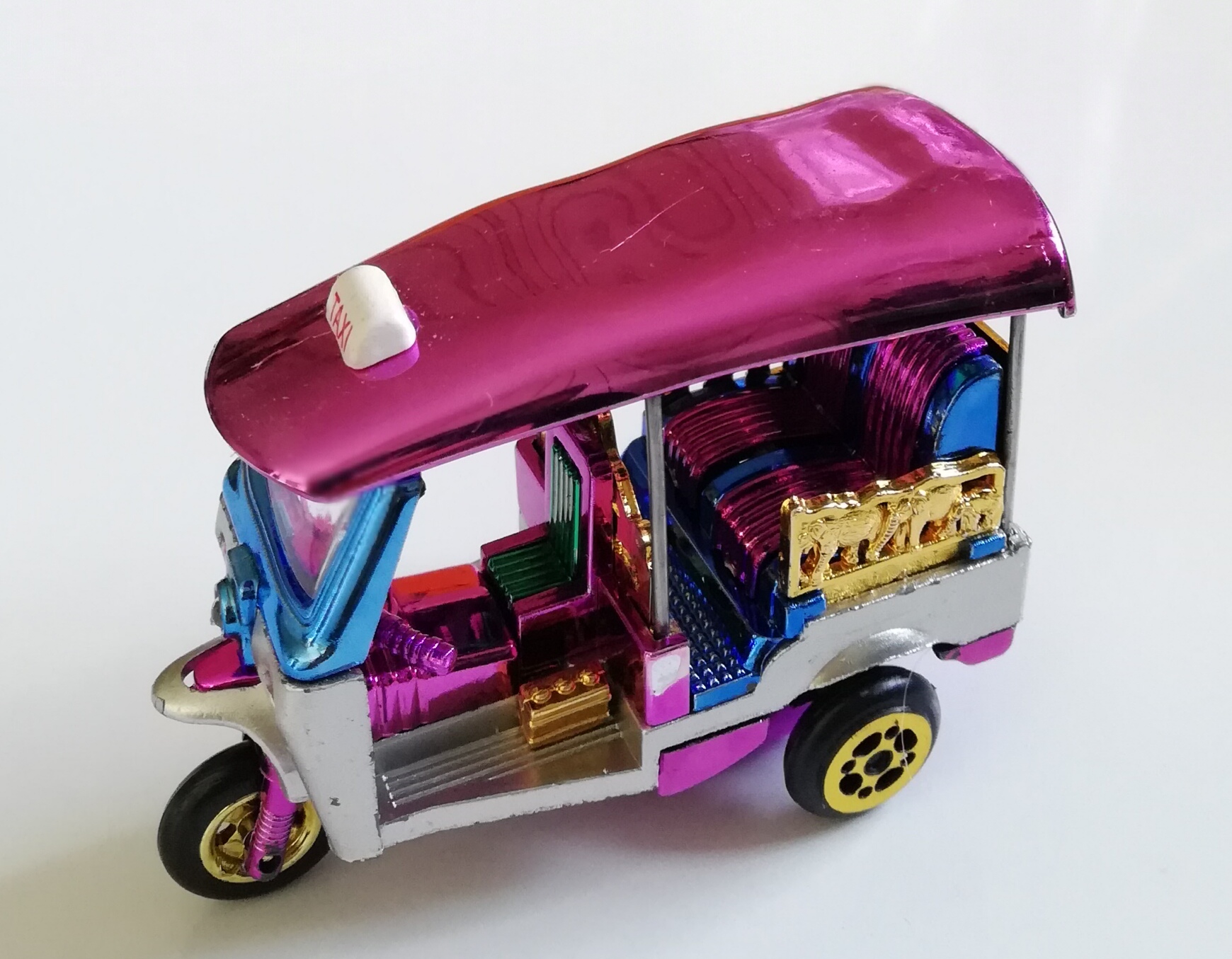 Tuk tuk Thailand, Bangkok taxi souvenir collectible die cast toy model