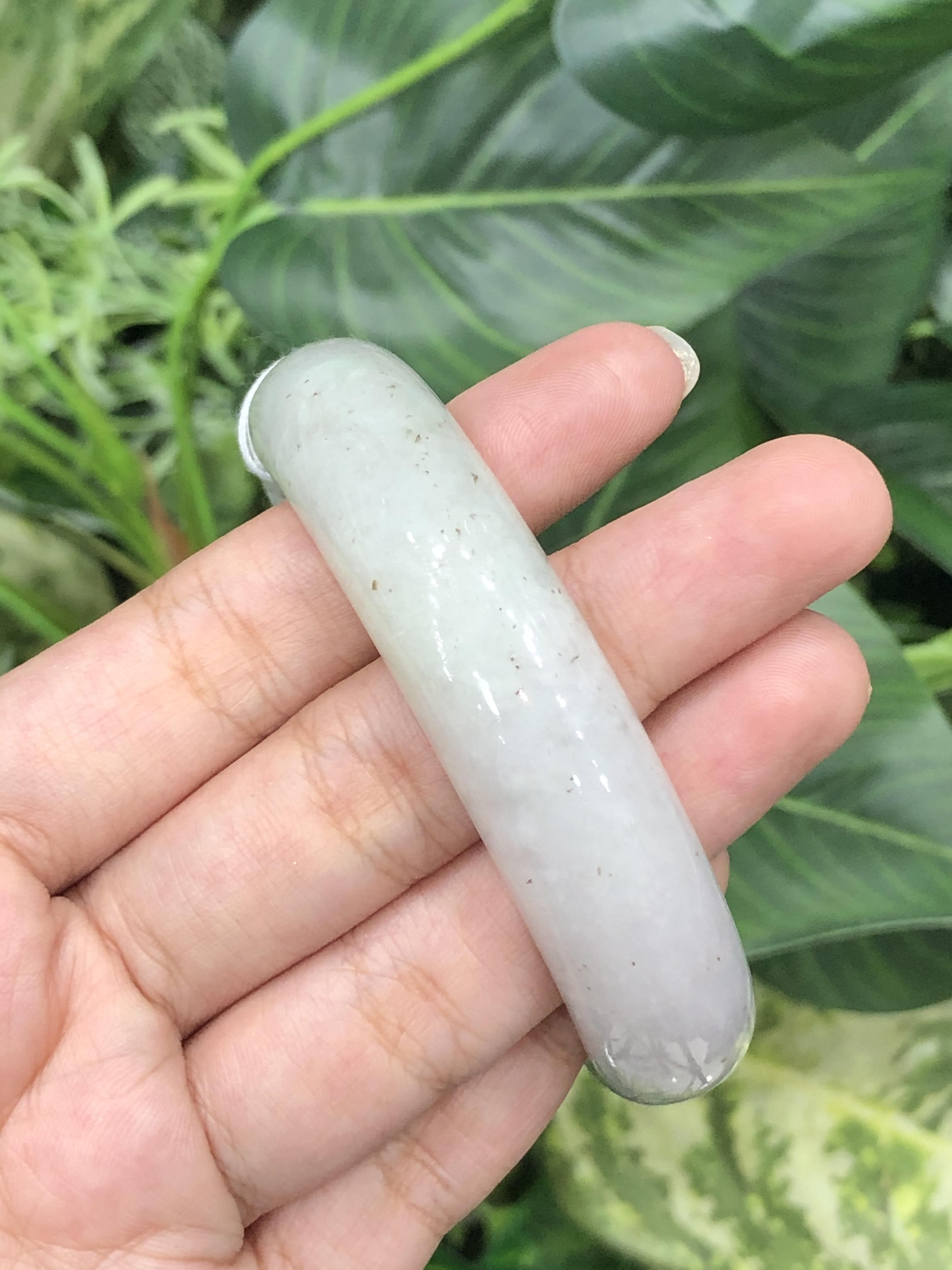 ๋J05C0031 หยก พม่า แท้ Jade กำไลหยก58.5 มม. (Jade bracelet) พม่า (Myanmar)