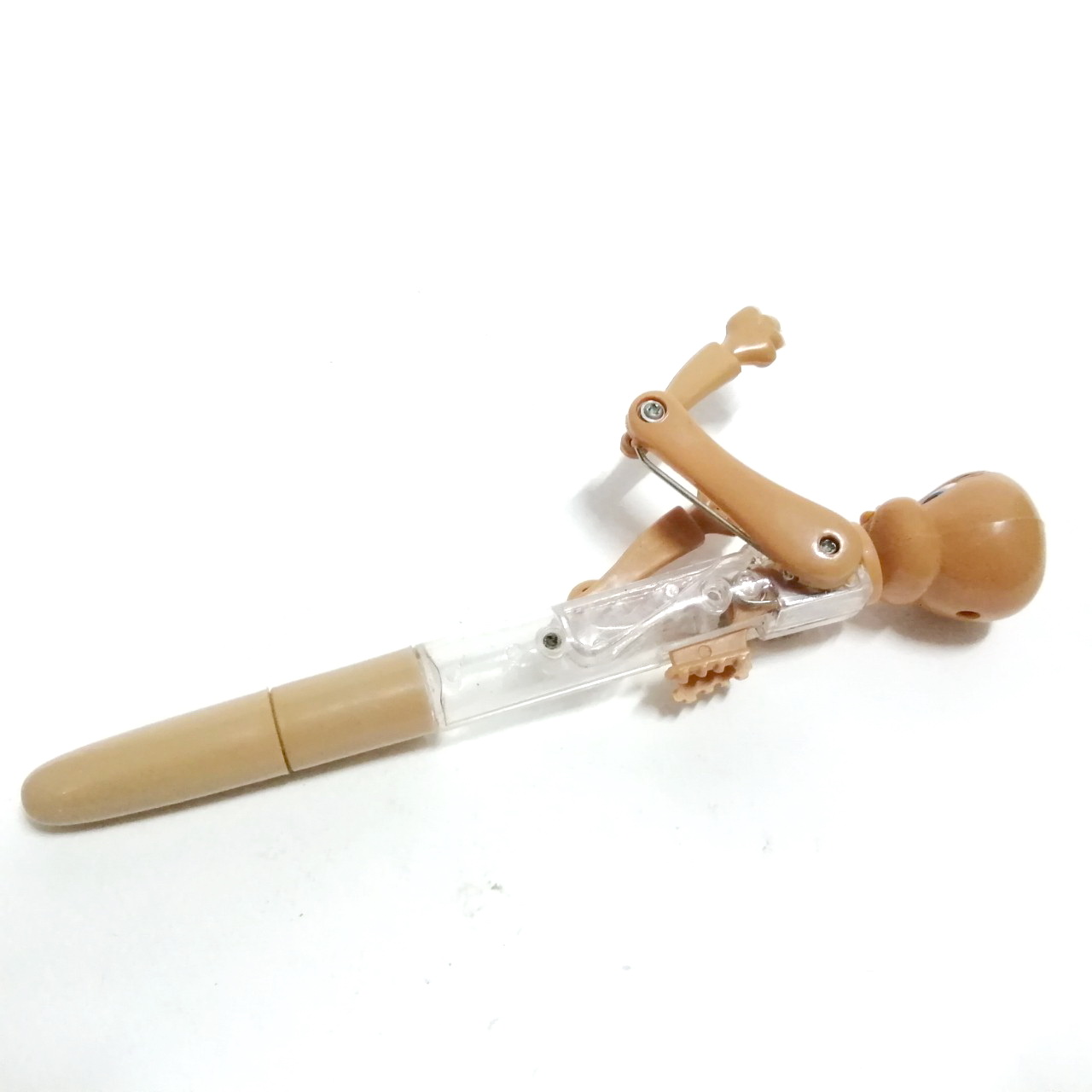 ปากกาสำหรับสะสมเท่านั้น หมึกแห้งตามเวลา กลไกไม่สมบูรณ์ ชกมวย นกทวีตตี้ สีน้ำตาล งานเก่าเก็บ สภาพดี มีรอยบ้าง งานเก่าหายาก กลไกใช้ได้มีติดขัดที่แขนข้างหนึ่งบ้าง