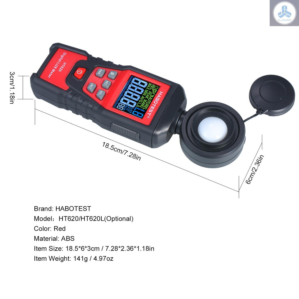 เครื่องวัดแสง Digital Light Meter รุ่น HT620