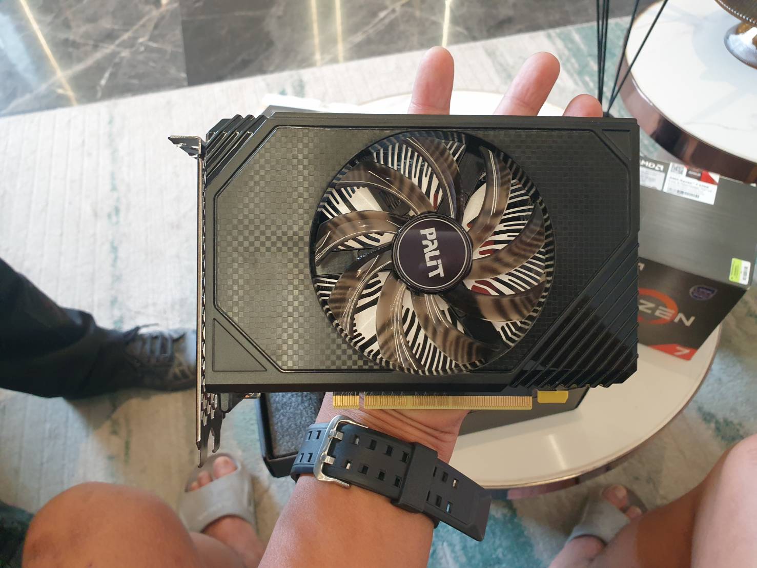 Graphic Card Rtx 3050 Palit Stormx 6GB DDR6 ประกันเหลือ