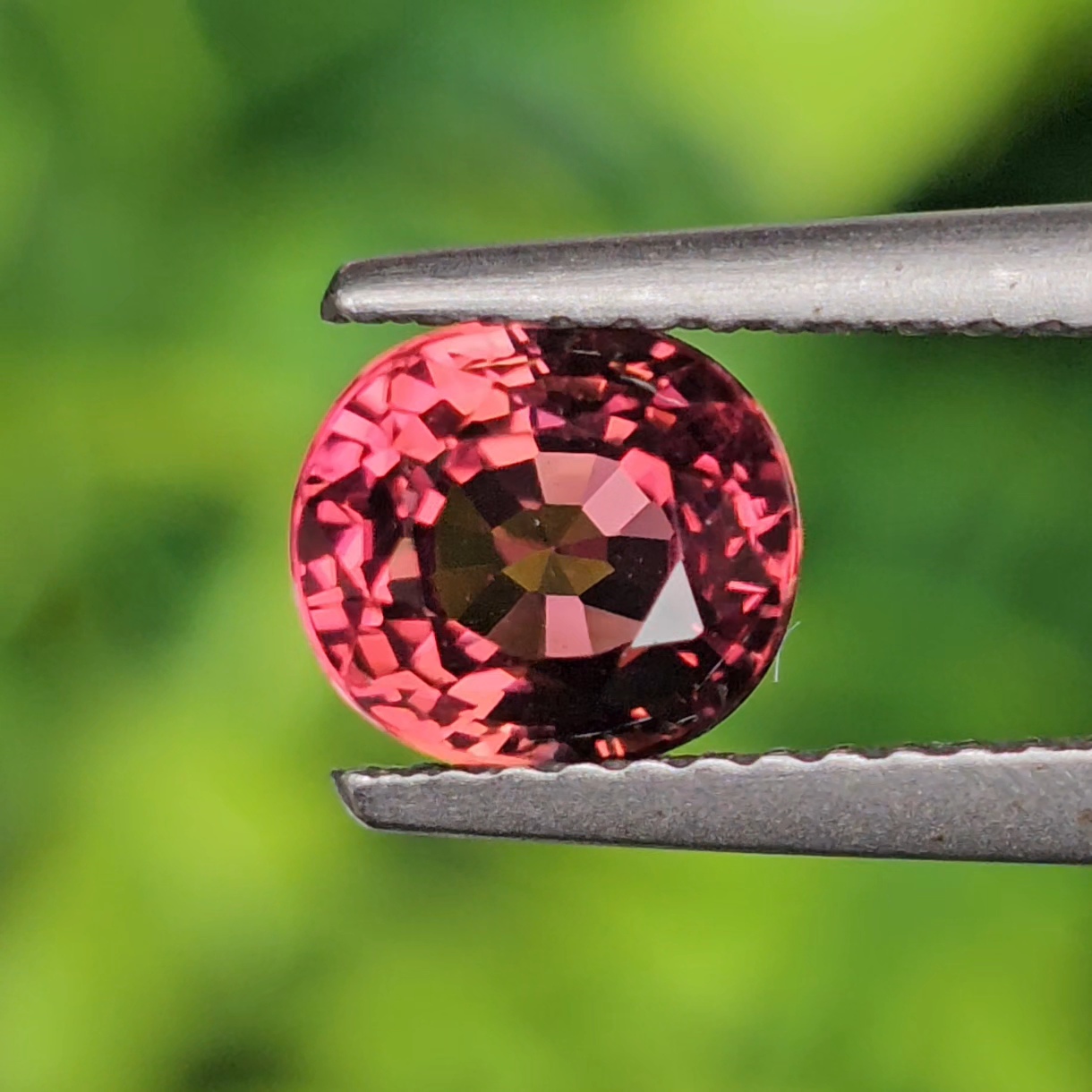 พลอย รูเบลไลต์ ทัวร์มาลีน Rubellite Tourmaline 1.50 กะรัต (Cts.) พลอยแท้ อัญมณีมงคลประจําวันเกิด เครื่องประดับพลอย
