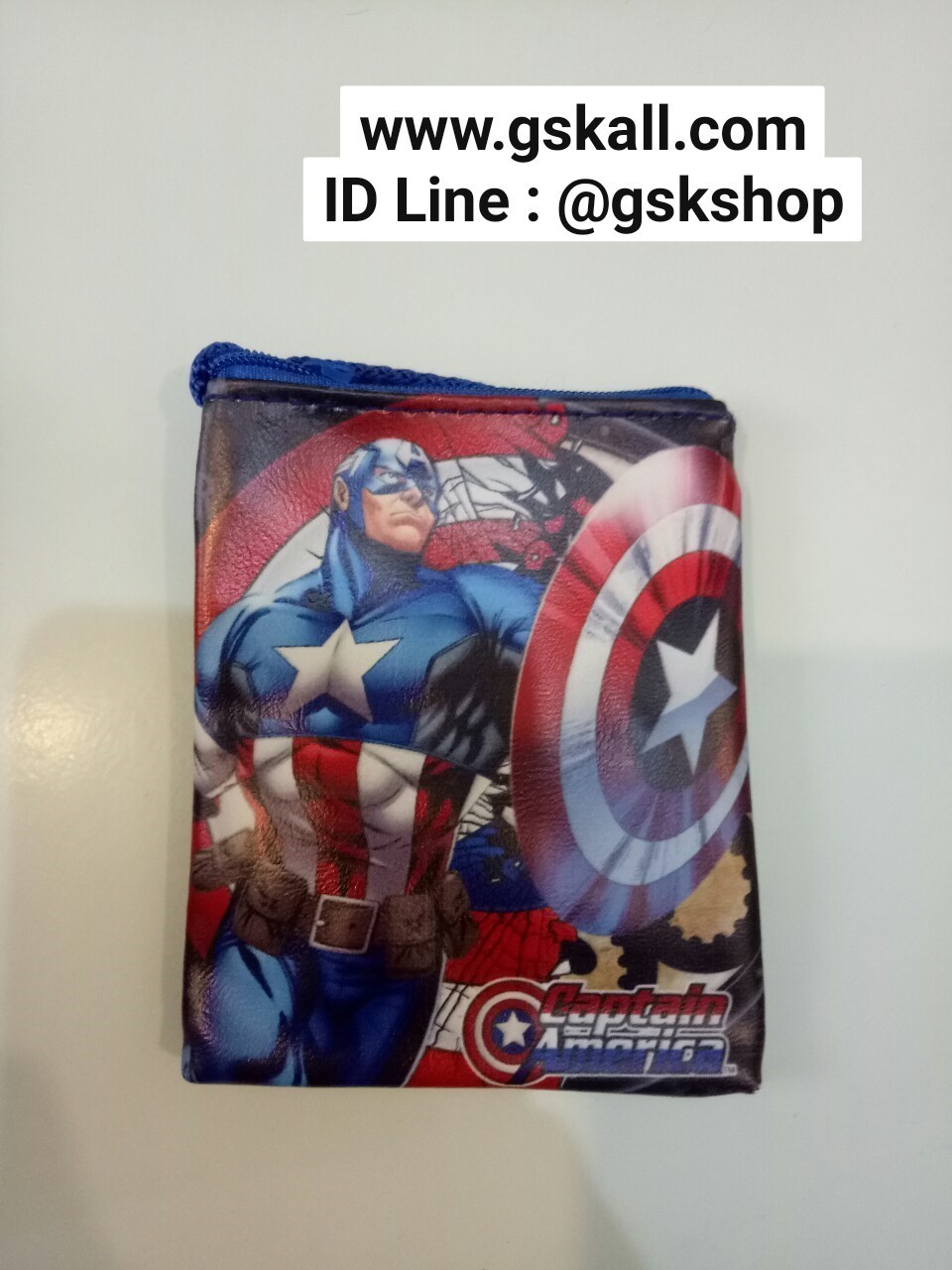 กระเป๋าใส่เหรียญลายกัปตันอเมริกา