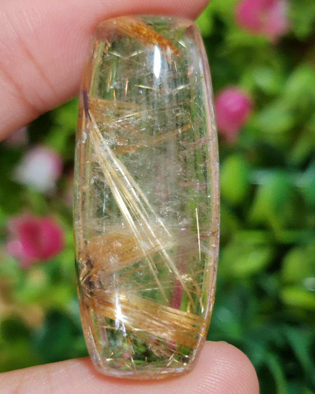 ไหมทอง สตาร์ ควอตซ์ Golden Star Rutilated Quartz 51.20 กะรัต Cts.พลอยแท้ อัญมณีมงคลประจําวันเกิด เครื่องประดับพลอย