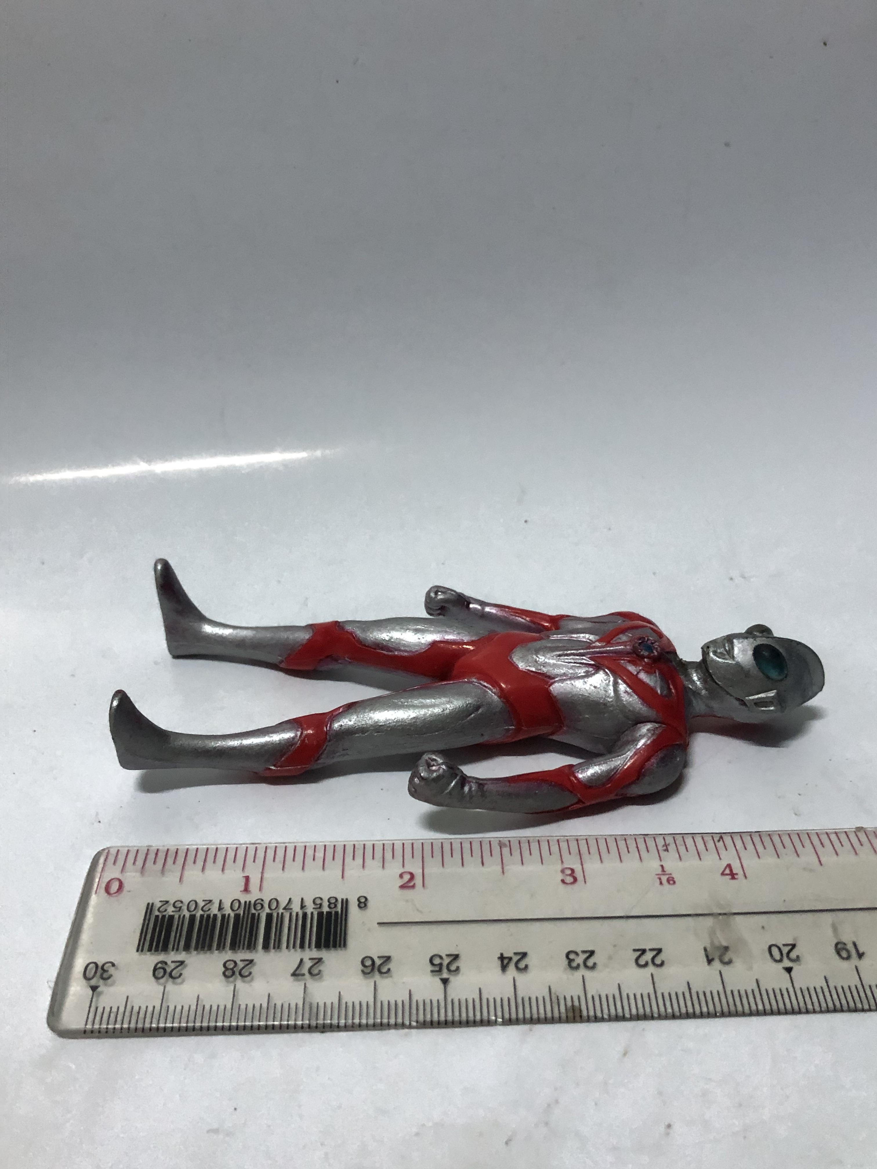 งานพรีเมี่ยม ทอยส์ ***ซ่อมสี ของปลาเส้น ฟิชโช อุลตร้าแมน มิลเลนเนียม Apext Ultraman Millenium ขนาด4. 5 นิ้ว พลาสติกตัน งานเก่าปีลึก หายากมาก