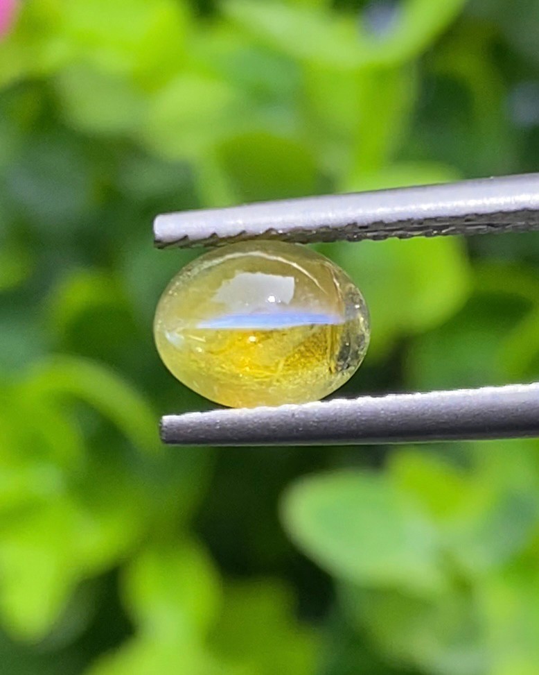 พลอย ตาแมว คริโซเบริล Cat eye Chrysoberyl 1.10 กะรัต (Cts.)