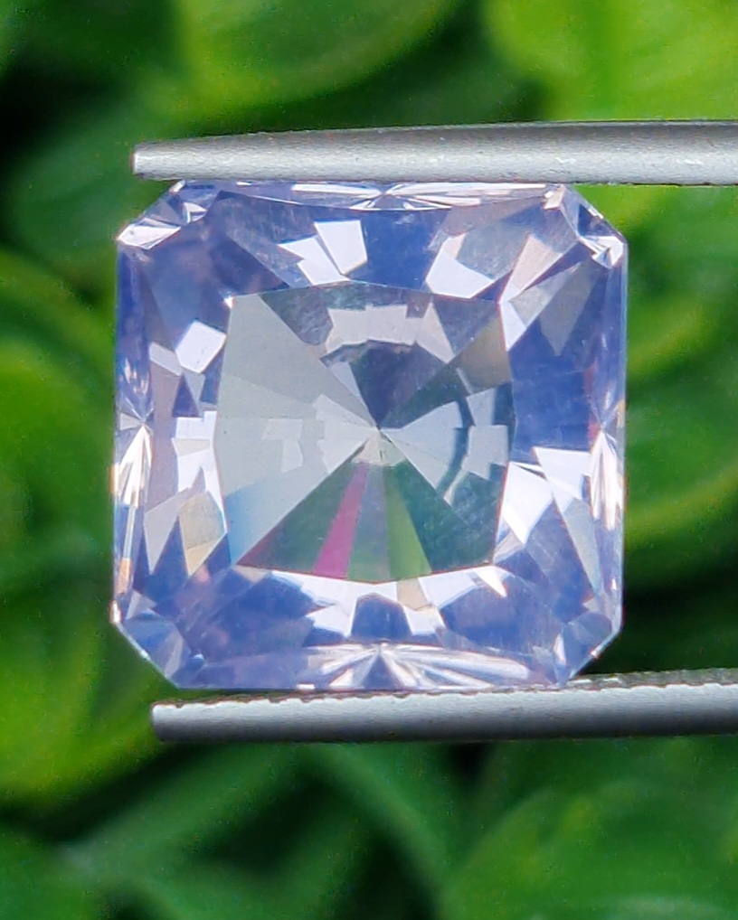 พลอย ลาเวนเดอร์ ควอตซ์ Lavender Quartz 9.355 กะรัต (Cts.) พลอยแท้ อัญมณีมงคลประจําวันเกิด เครื่องประดับพลอย
