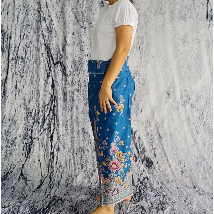 STAMPCOTTON กางเกงขายาว ผ้าปาเต๊ะ กางเกงเล กางเกงใส่สบาย