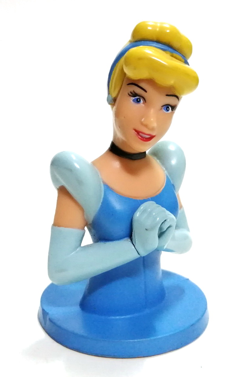 ของสะสม ท็อปเปอร์ ซินเดอเรลลา ครึ่งตัว Cinderella สูง 9 ซม.เนื้อซอฟไวนิล สภาพดี สีสวยยังสด เก่าเก็บสภาพสะสม