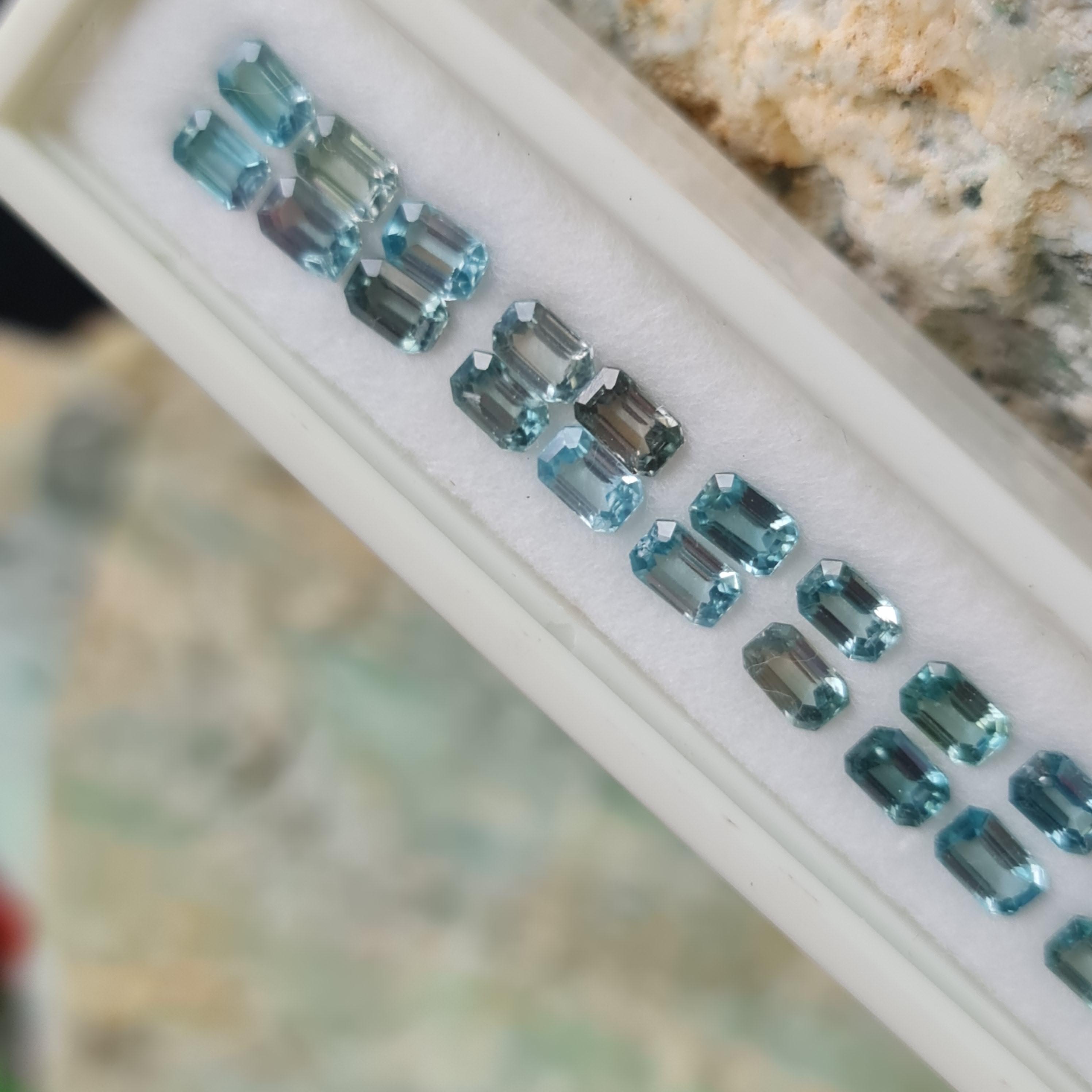 พลอย เพทาย Natural Zircon 26 เม็ด 20.60 กะรัต (Cts.) พลอยแท้ อัญมณีมงคลประจําวันเกิด เครื่องประดับพลอย