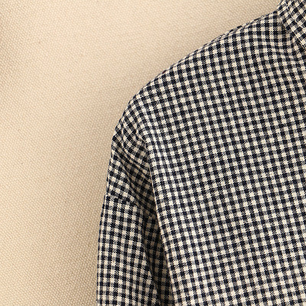 เดรสเชิ้ตลายสก็อต แขนยาว ปักลายวินเทจ (12142LM)