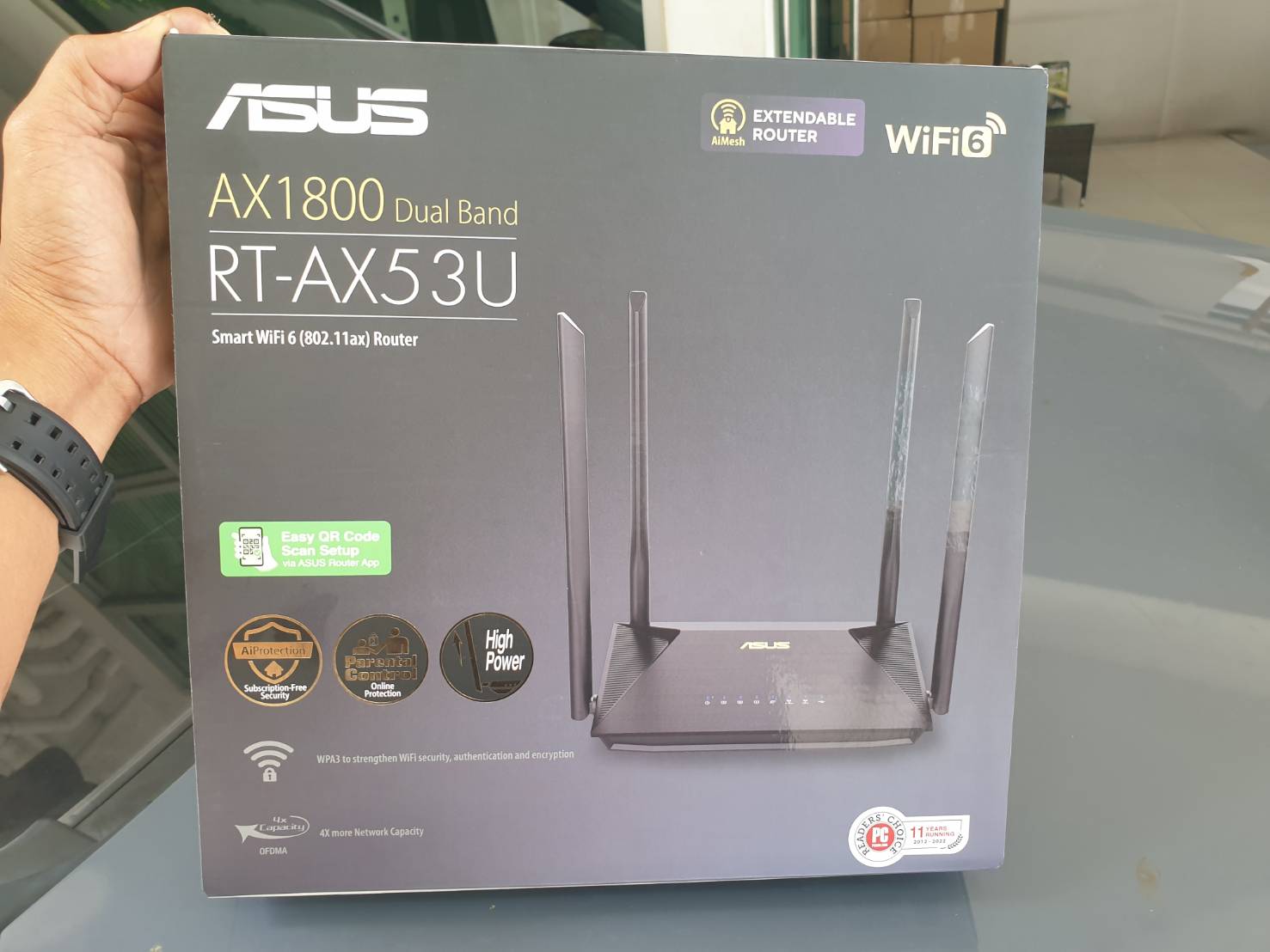 เราเตอร์ Asus Network RT-AX53U AX1800 Dual Band WiFi 6 Router