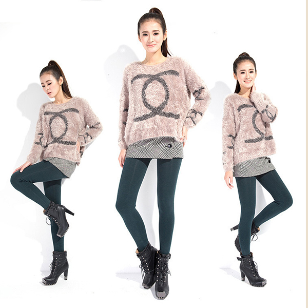 เลกกิ้งกันหนาวรุ่นหนาซับแคชเมียร์หนานุ่ม ใส่ติดลบได้ชัวร์ (11715L)