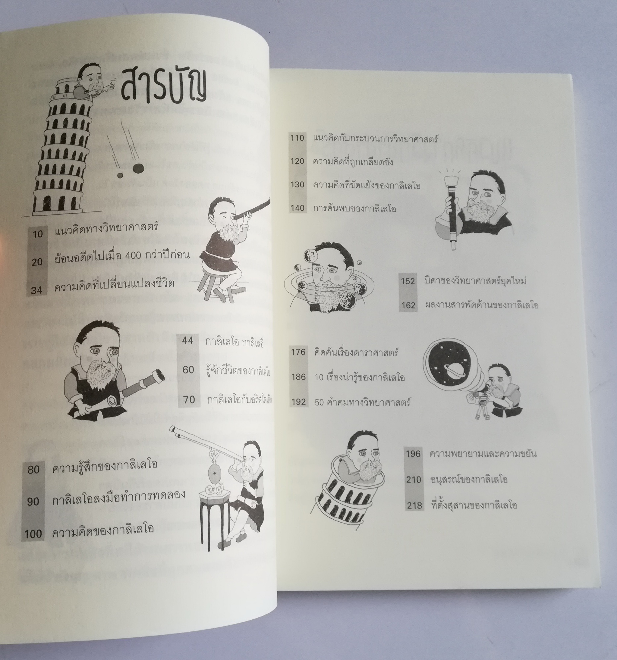 หนังสือเรื่องราวแนวชีวประวัติของนักวิทยาศาสตร์ของโลก "คิดแบบอัจฉริยะนักวิทยาศาสตร์ กาลิเลโอ GALIEO CALIEI" โดย บุญชัย ใจเย็น เขาคือต้นแบบของนักวิทยาศาสตร์ในเรื่องของทฤษฎี...กาลิเลโอ นักคิดอัจฉริยะของโลก อ่านสุดยอดประวัติ และผลงานของนักวิทยาศาสตร