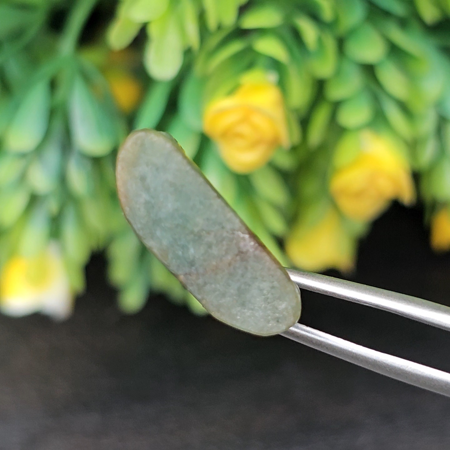 หยก แกะสลัก รูป พระ (Burmese jadeite) 17.77 กะรัต (cts.) หยก พม่า แท้