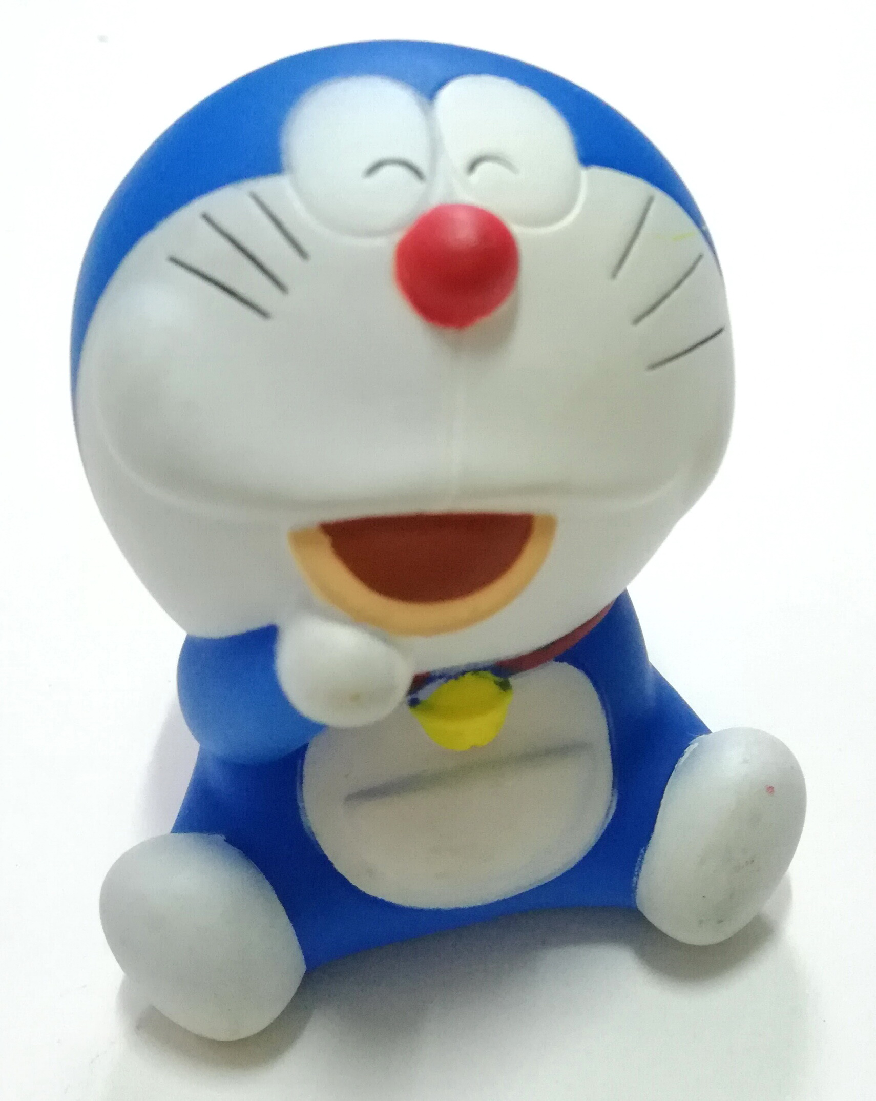 ของสะสม ซอฟโดเรม่อน **มีตำหนิตามภาพ โดราเอม่อนนั่งกินแป้งทอด
