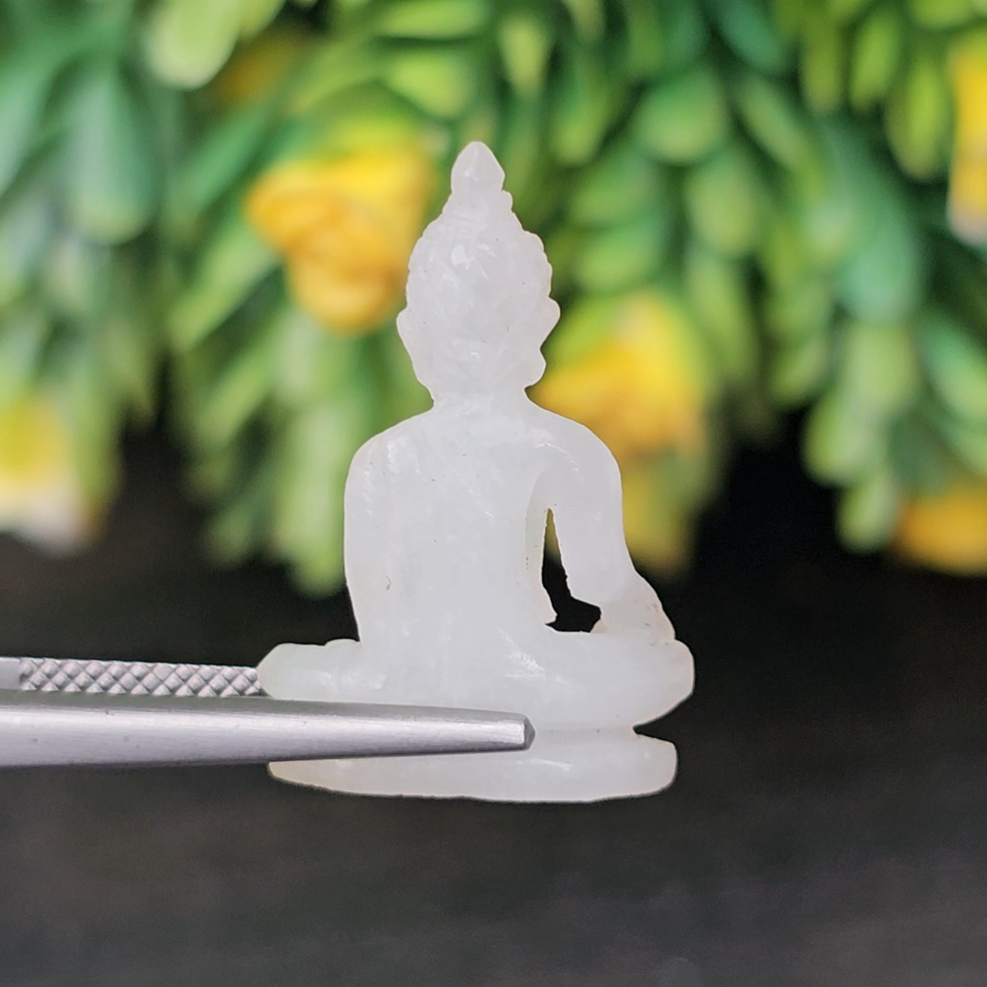 หยก แกะสลัก รูป พระ (Burmese jadeite) 10.04 กะรัต (cts.) หยก พม่า แท้